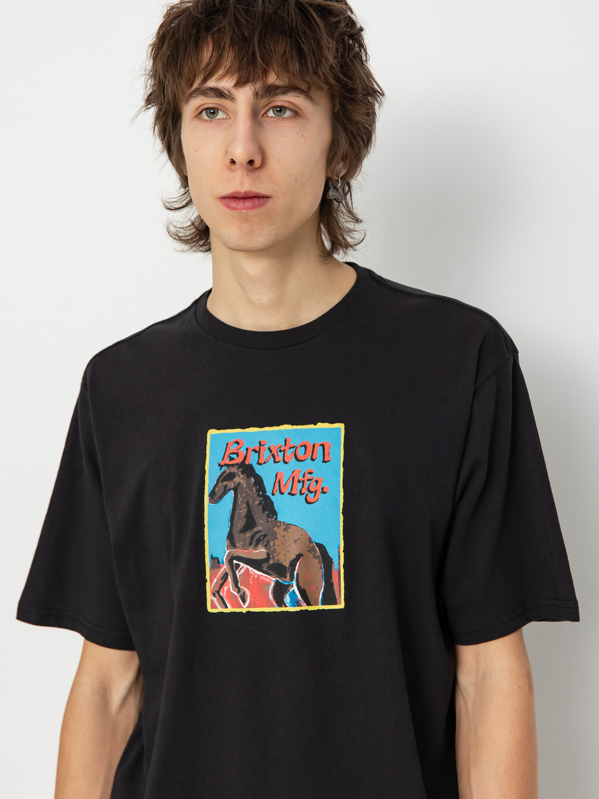 Tričko Brixton Rusty Tlrt (black)