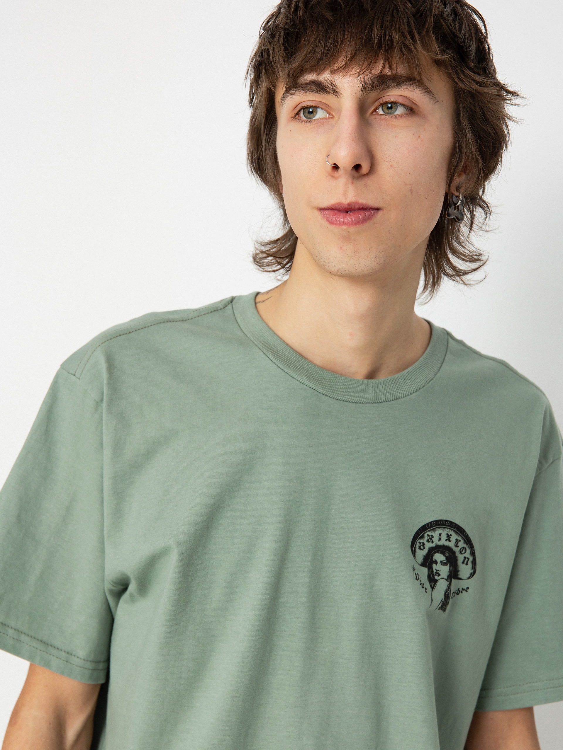 Tričko Brixton Vive Libre Stt (chinois green)