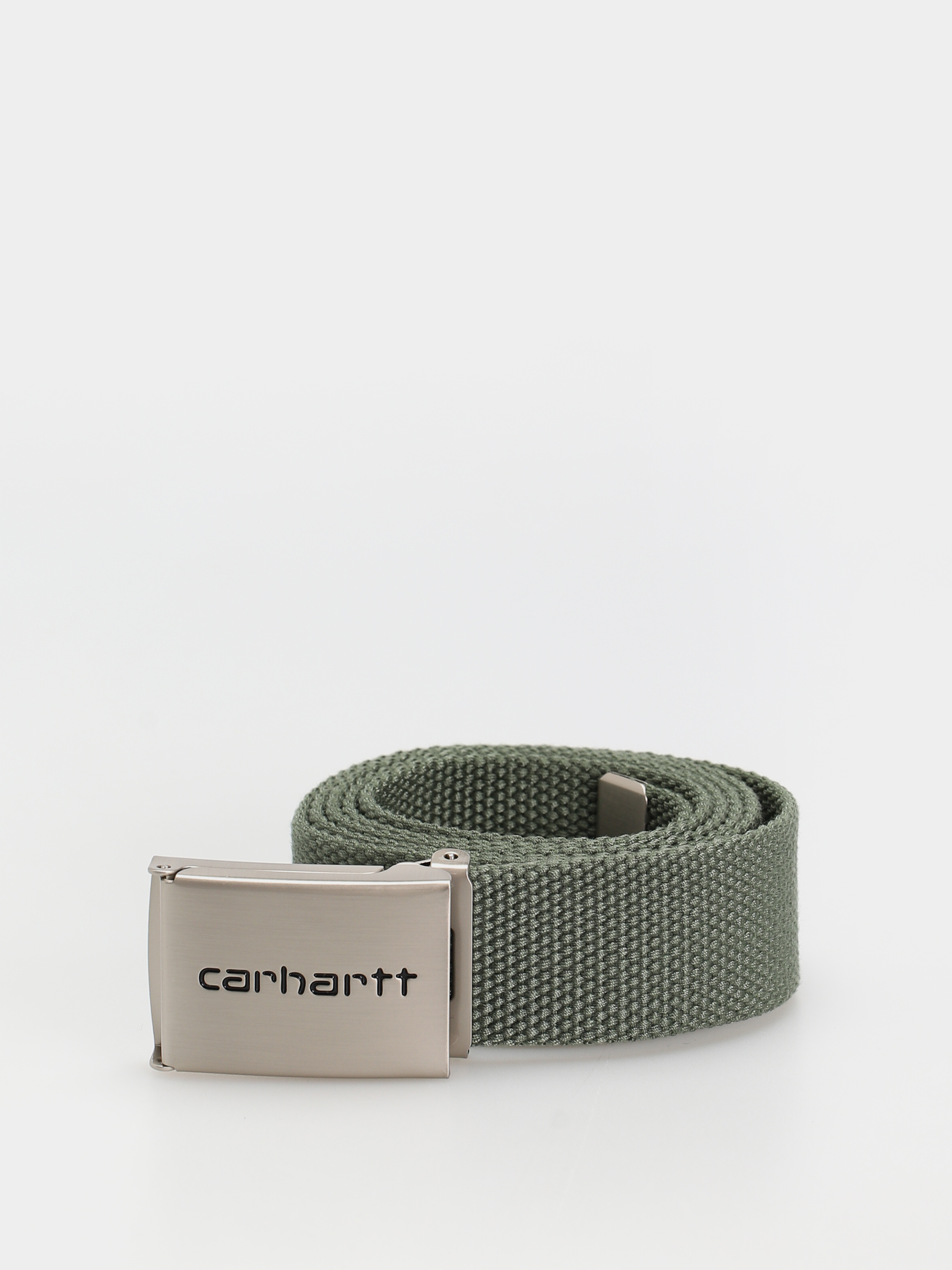 Pásek Carhartt WIP Clip Belt Chrome (park)