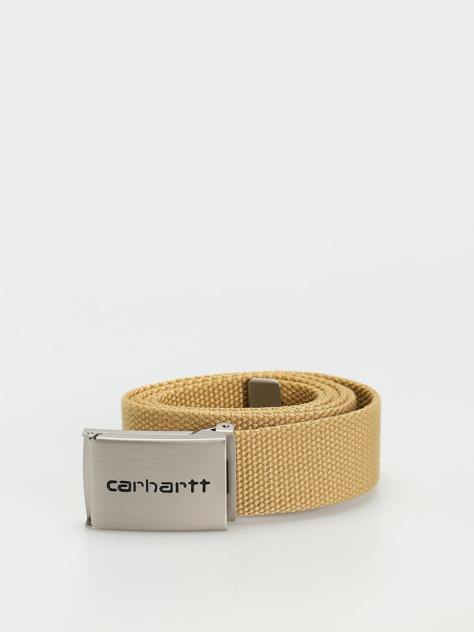 Pásek Carhartt WIP Clip Belt Chrome (bourbon)