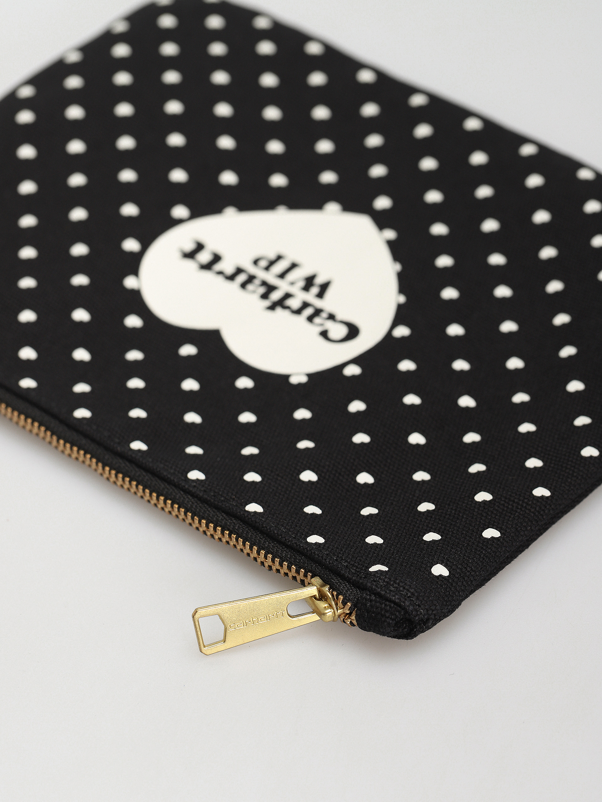 Peněženka Carhartt WIP Canvas Graphic Zip (heart bandana print/black)