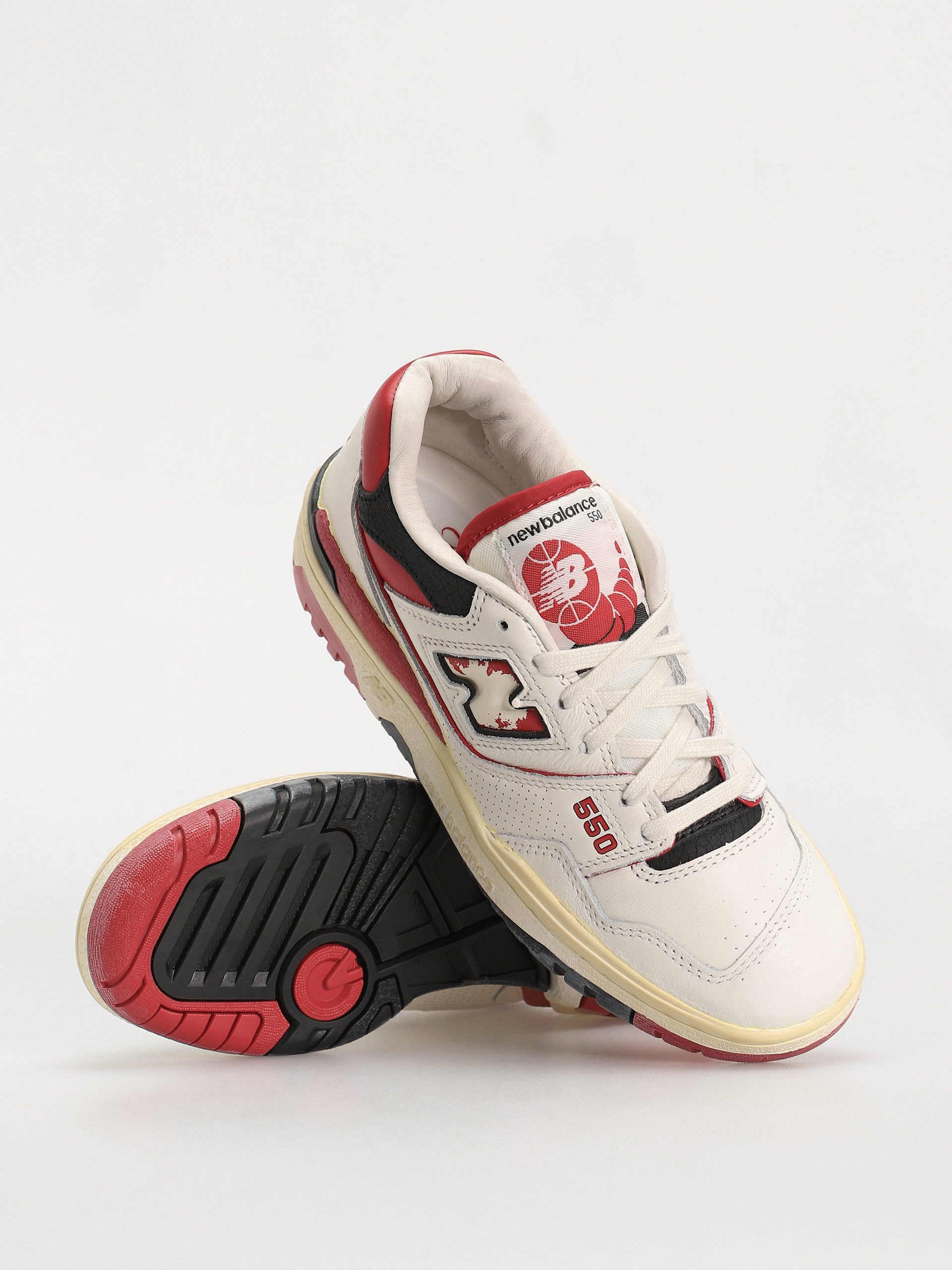 Boty New Balance 550 (vintage red)