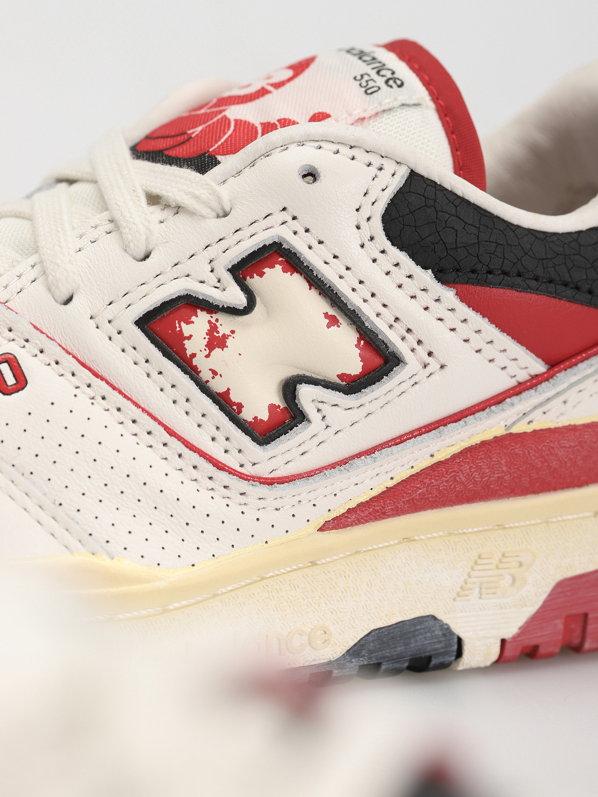 Boty New Balance 550 (vintage red)