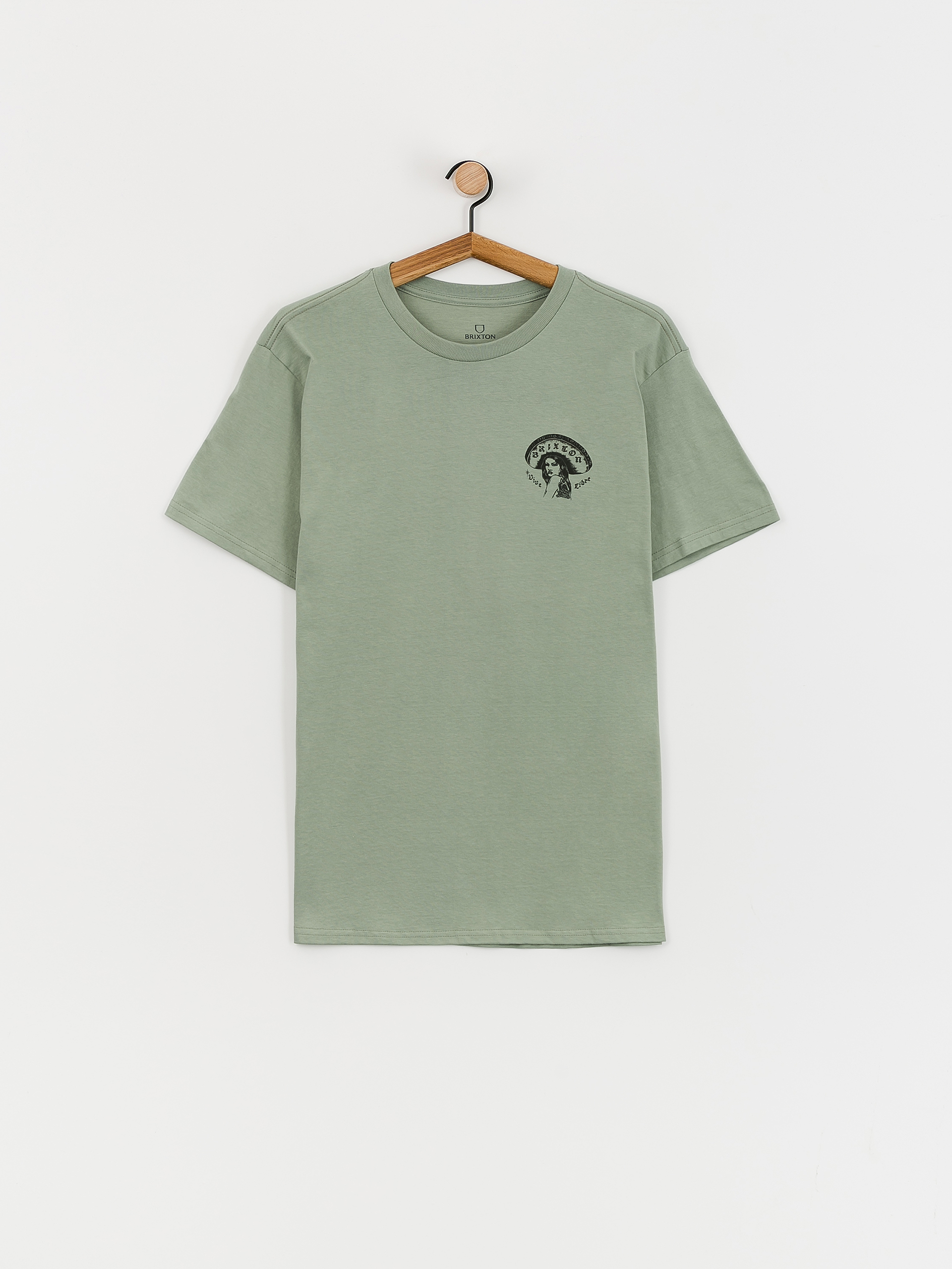 Tričko Brixton Vive Libre Stt (chinois green)