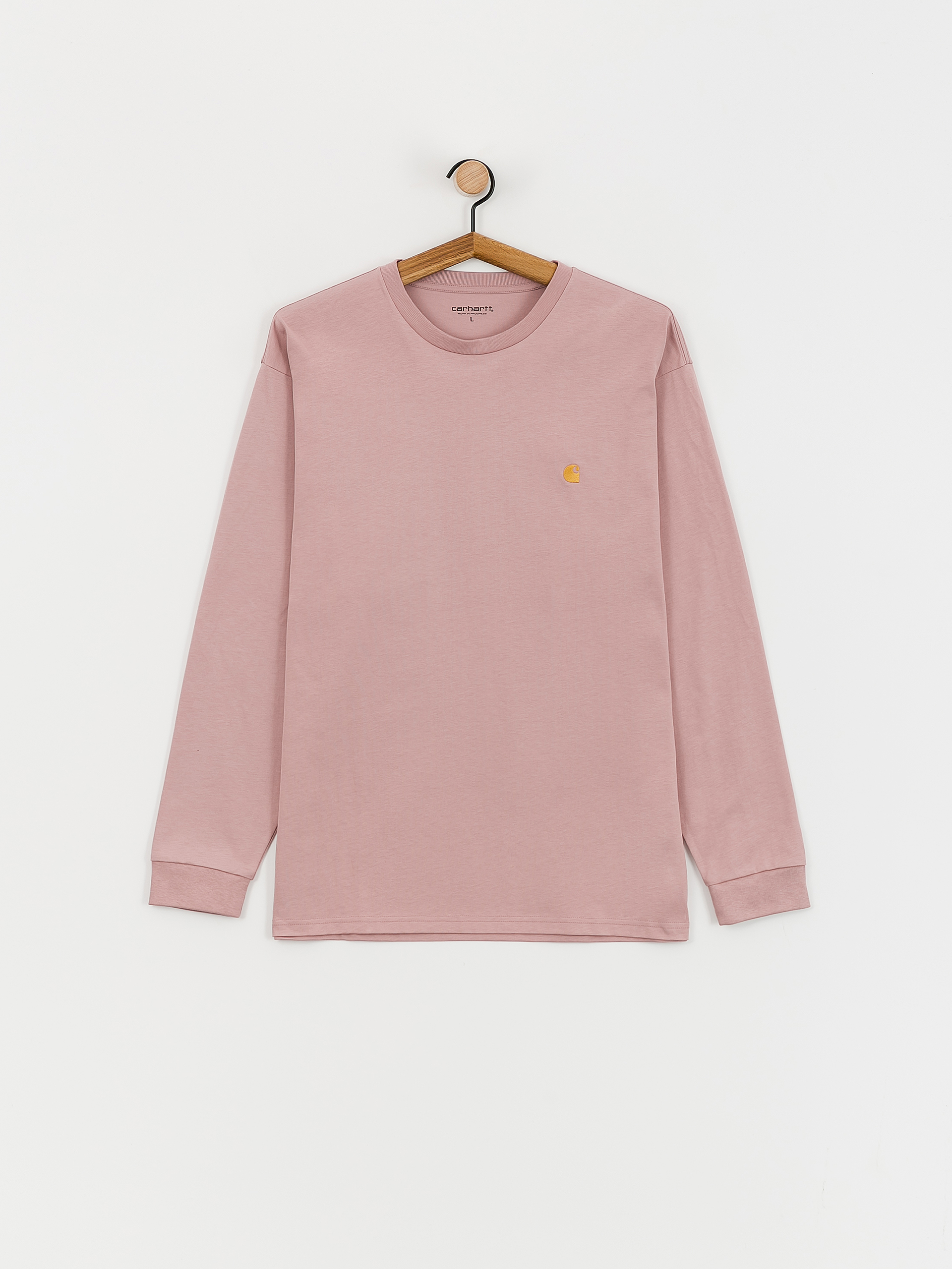 Triko Carhartt WIP Chase (glassy pink/gold)