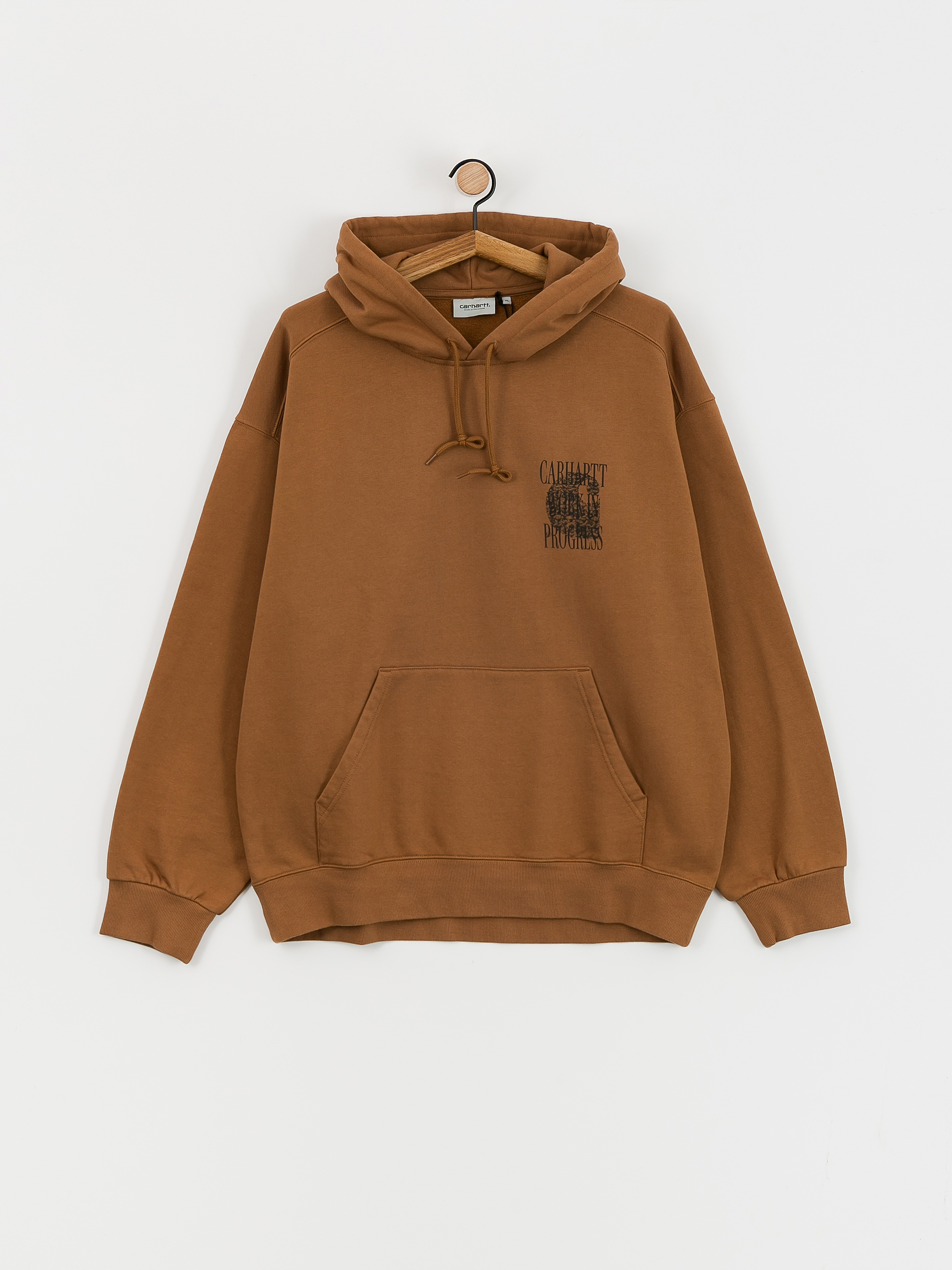 Mikina s kapucí Carhartt WIP Always a WIP HD (hamilton brown)