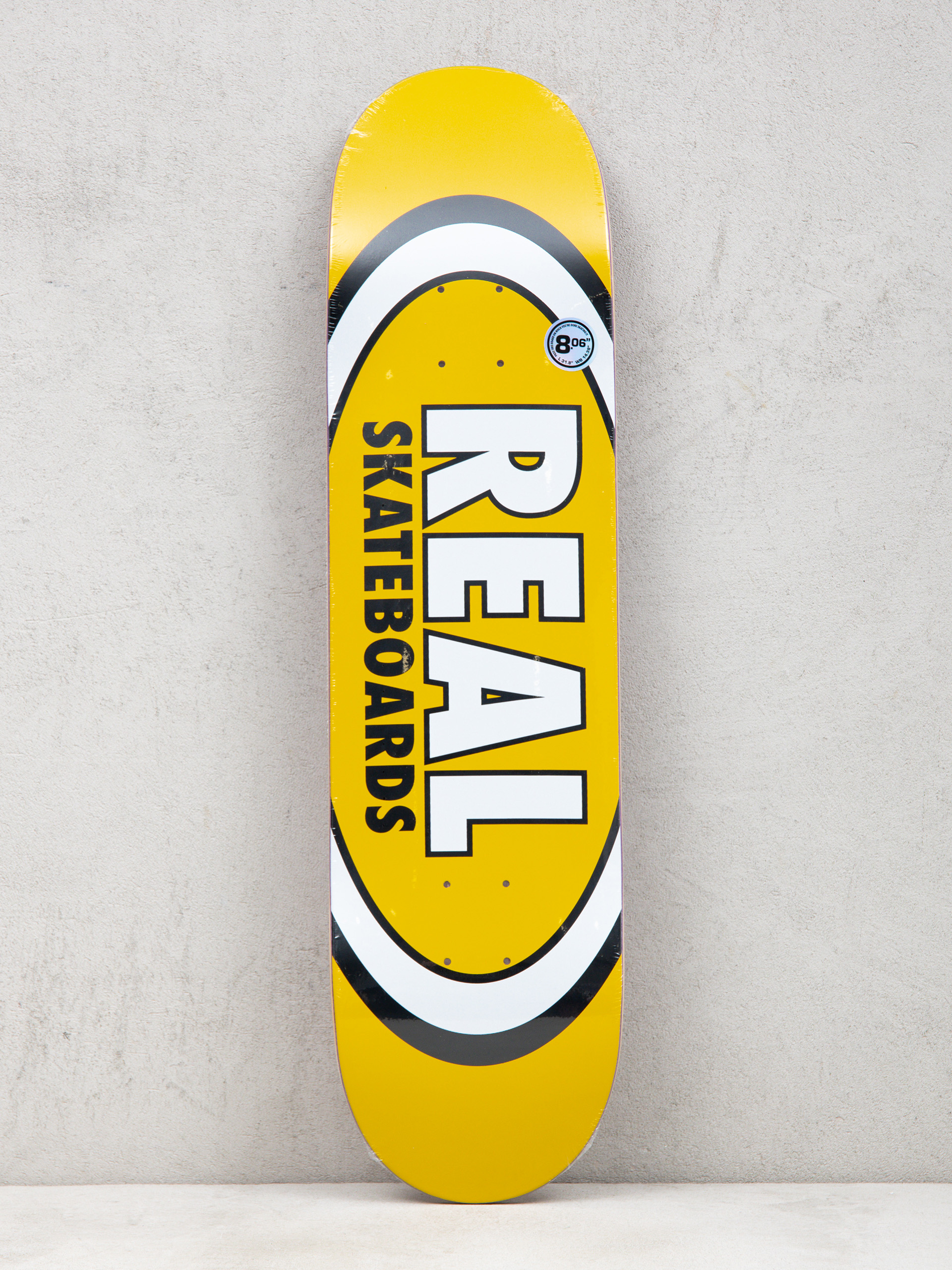 Deska Real Classic Oval (yellow/black)