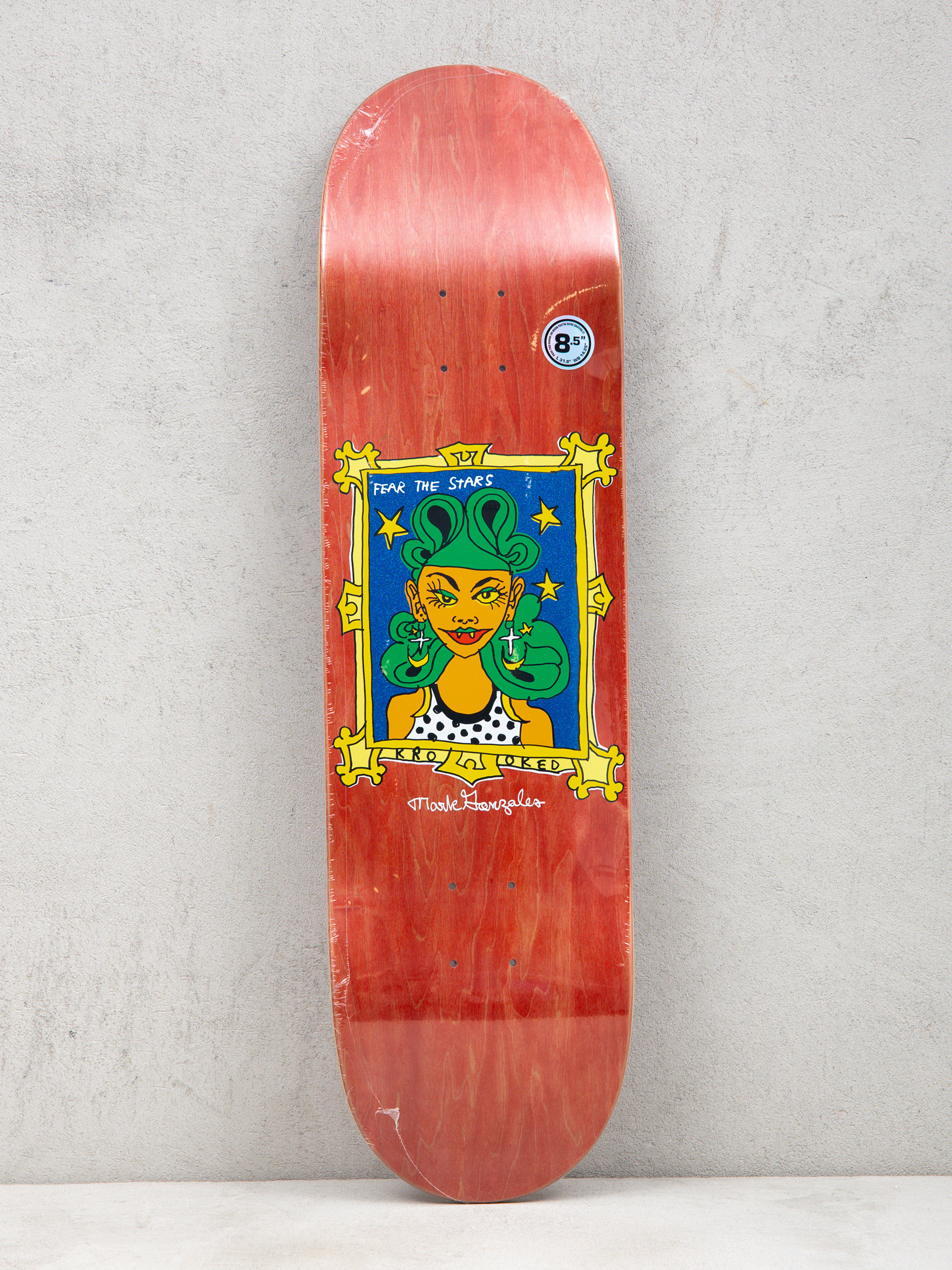 Deska Krooked Gonz Fear (red)