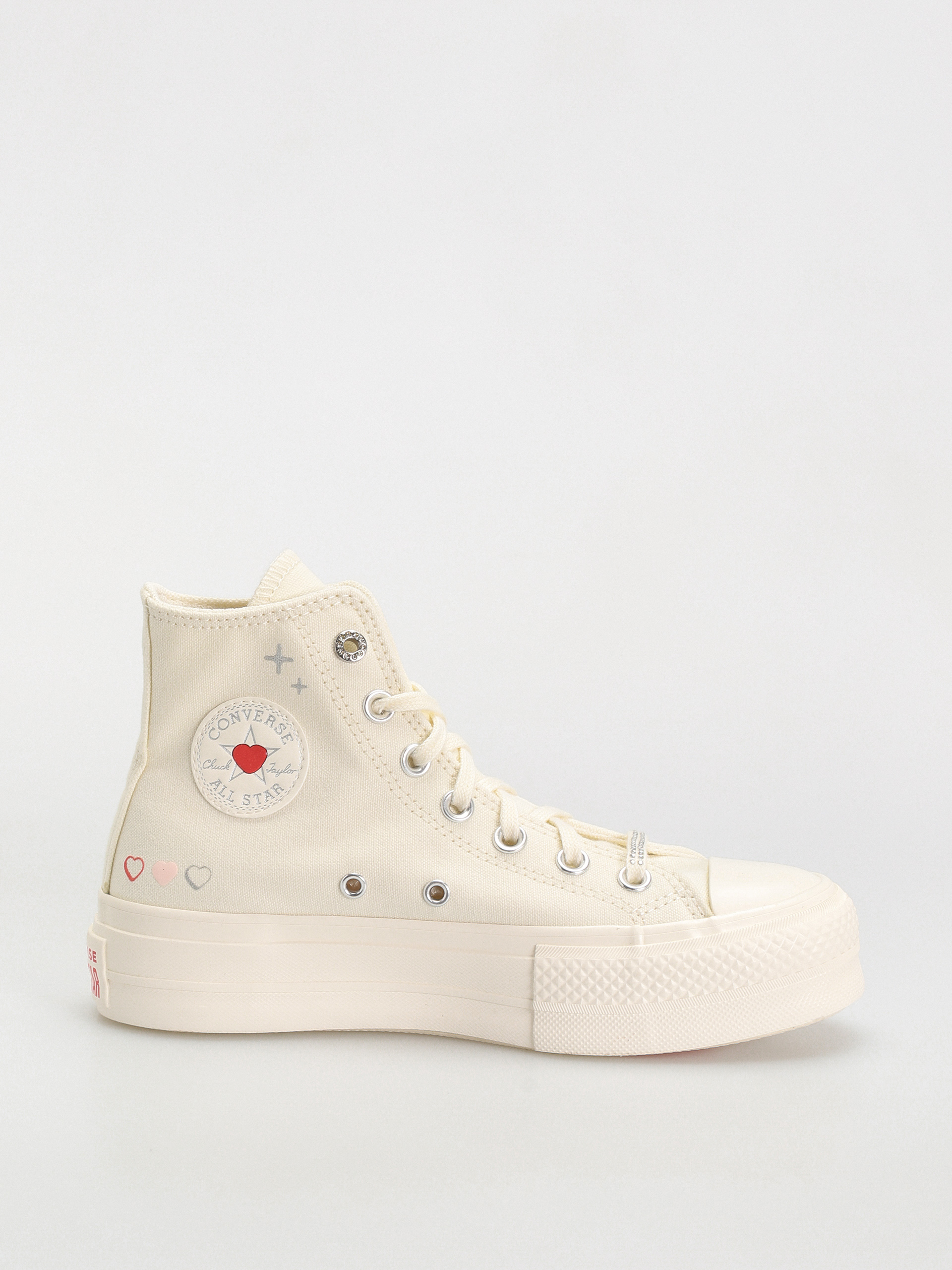 Tenisky Converse Chuck Taylor All Star Lift Hi Wmn (khaki/off white)