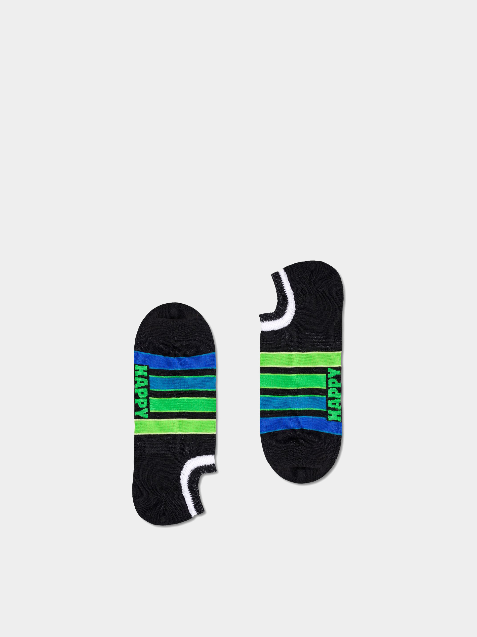 Ponožky Happy Socks 3-Pack Peace No Show (black)