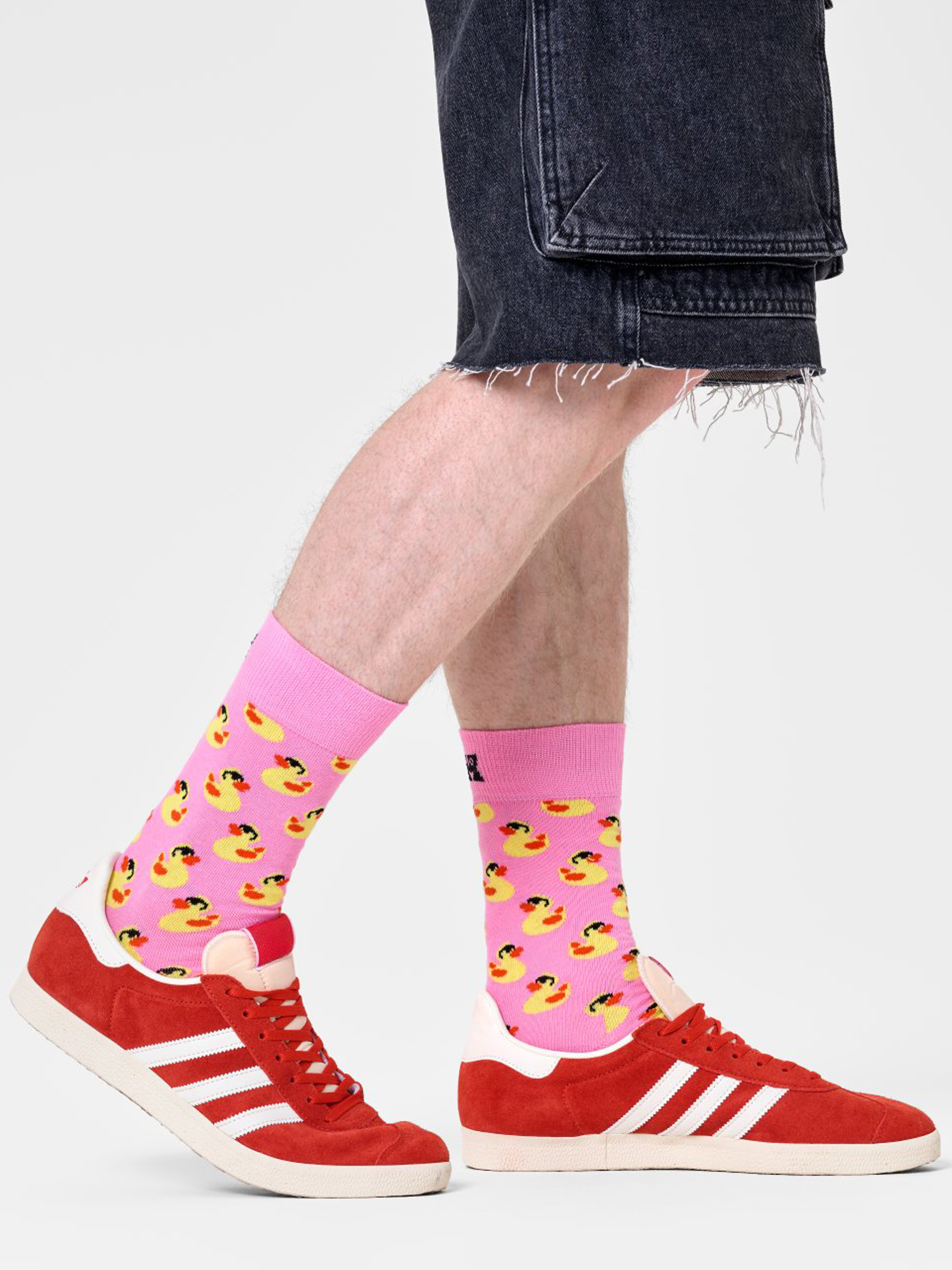 Ponožky Happy Socks Rubber Duck (pink)