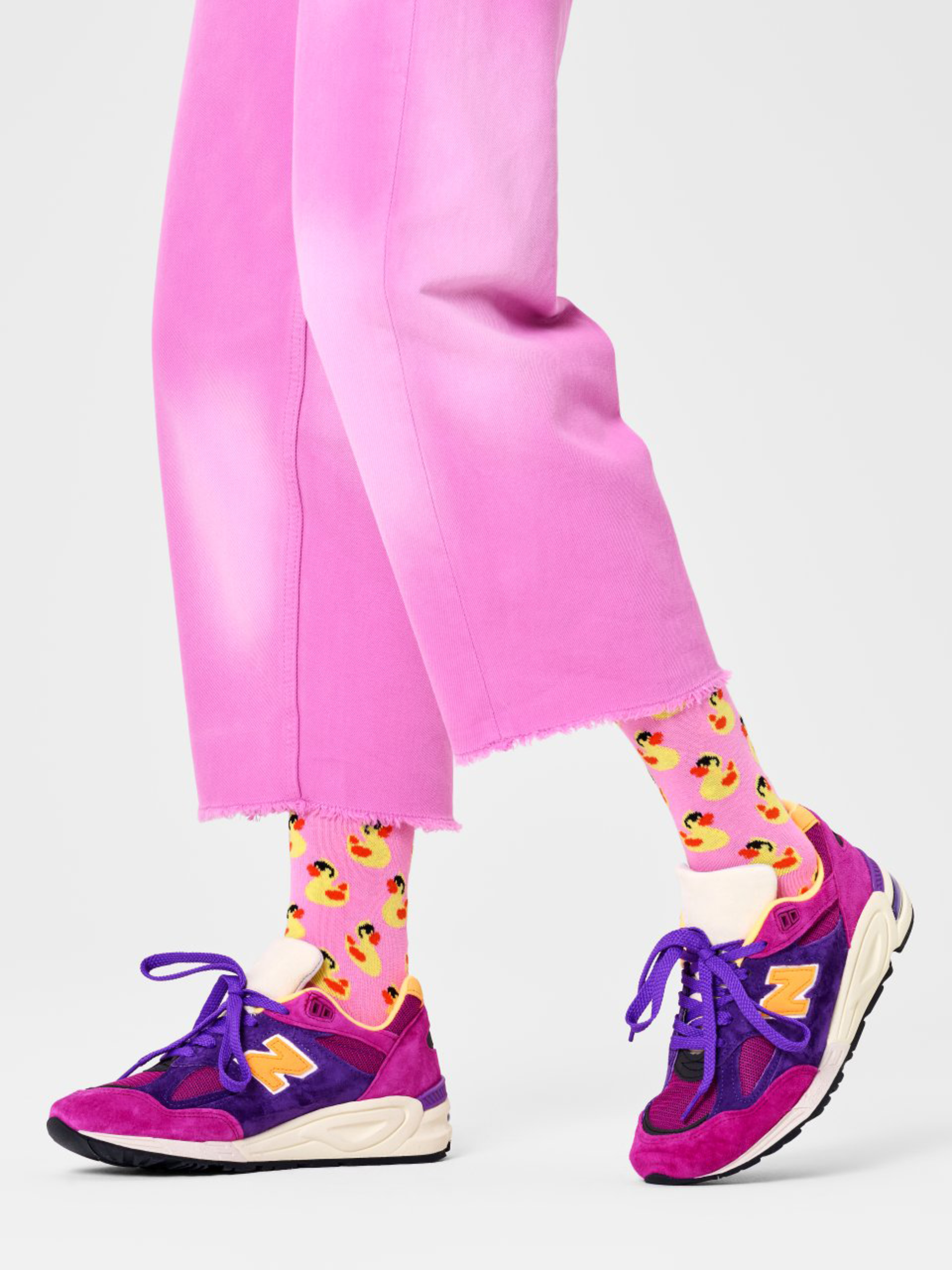 Ponožky Happy Socks Rubber Duck (pink)