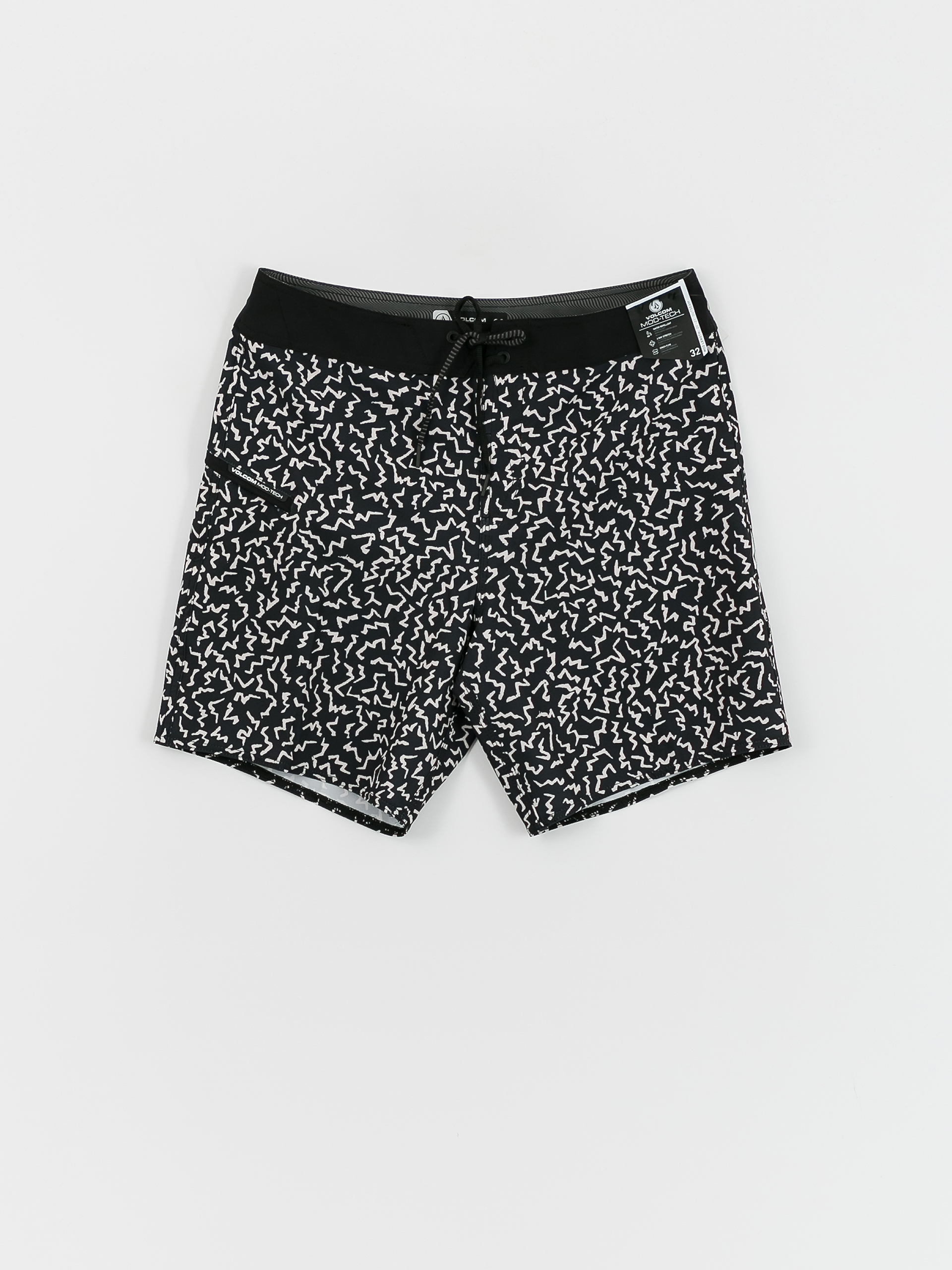 Plážové kraťasy Volcom Asphalt Beach Mod 18 (black)