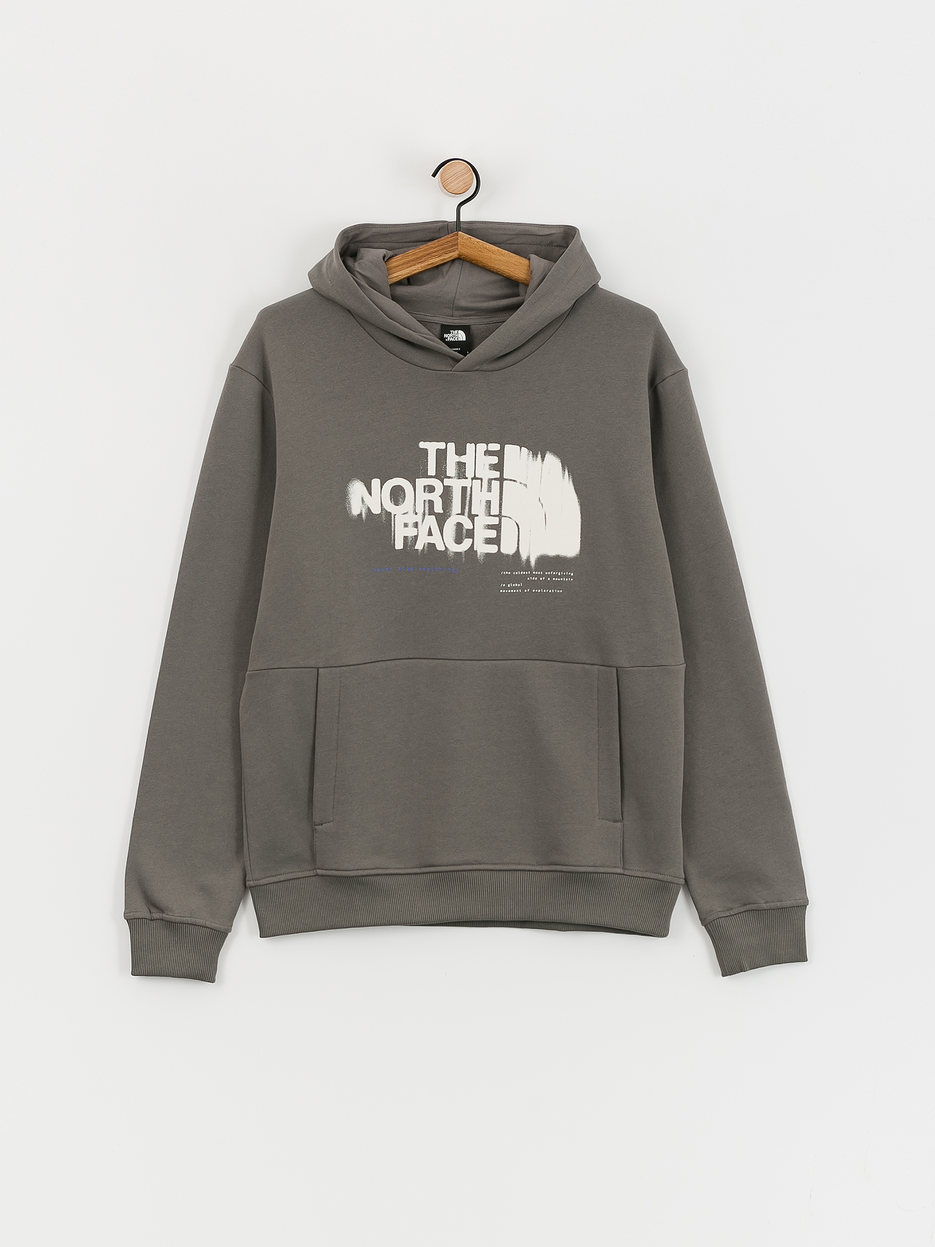 Mikina s kapucí The North Face Graphic HD 3 (smoked pearl)