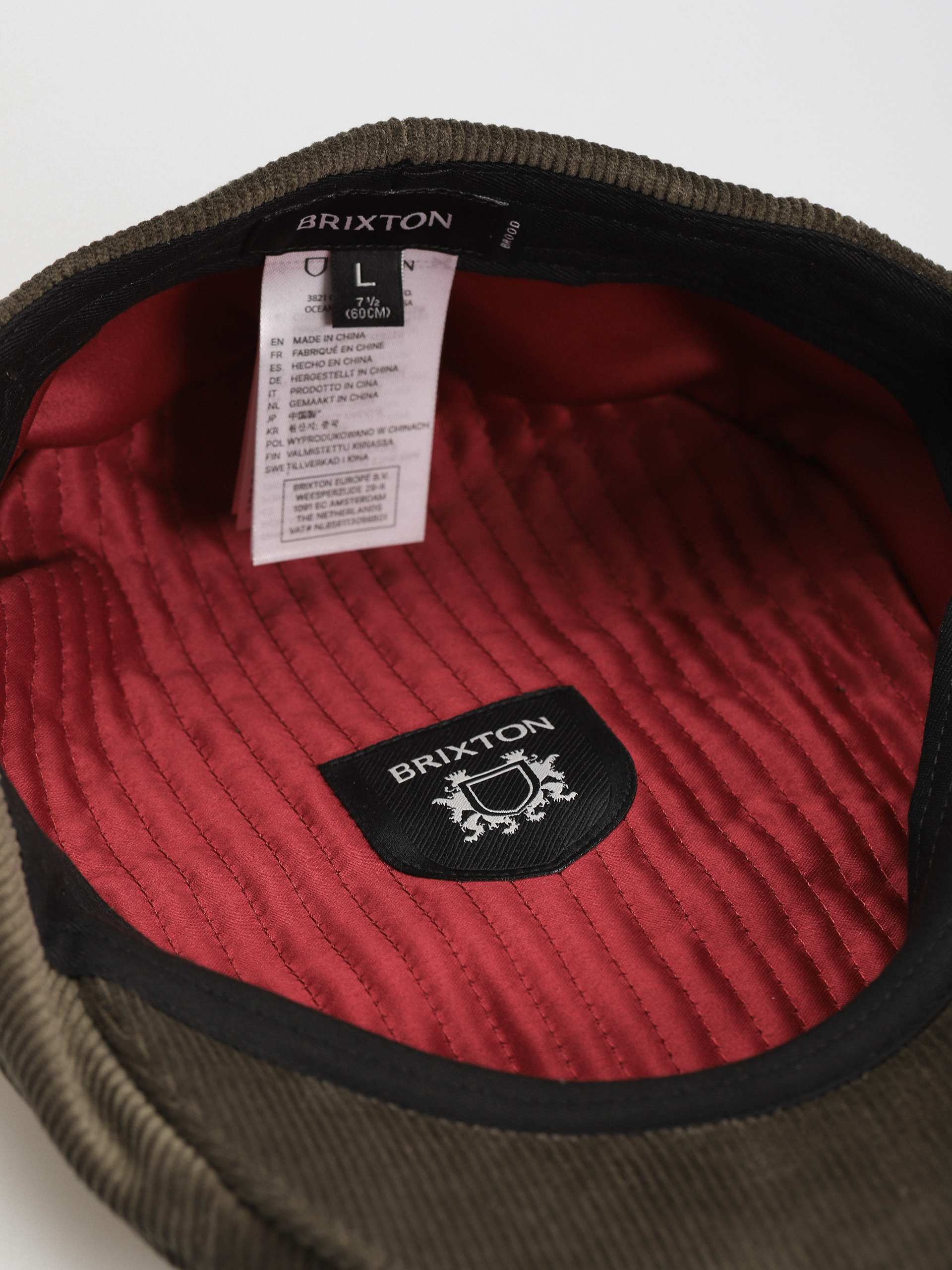 Klobouk s kšiltem Brixton Brood Snap Cap (moss green)