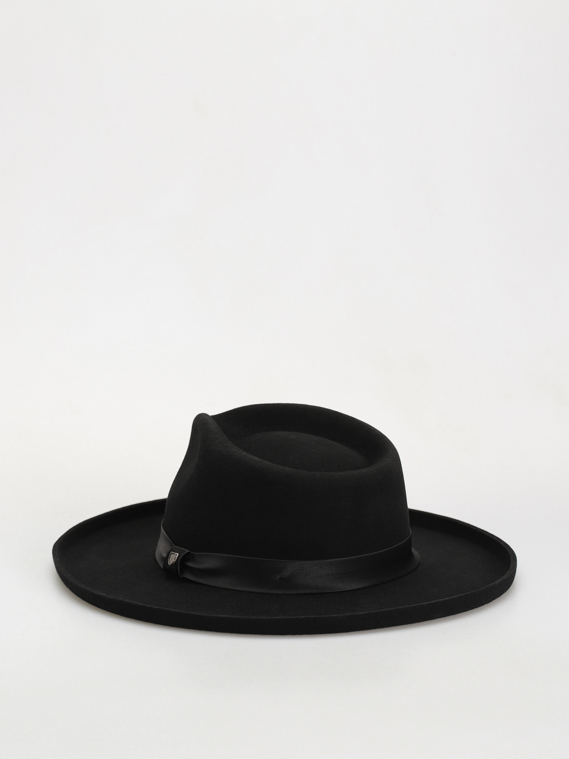 Klobouk Brixton Victoria Felt Fedora Wmn (black/black satin)