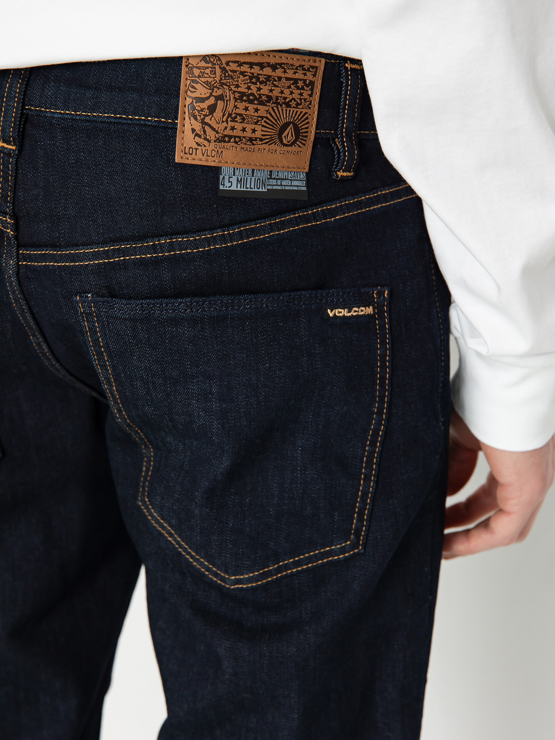 Kalhoty Volcom Solver Denim (rinse)