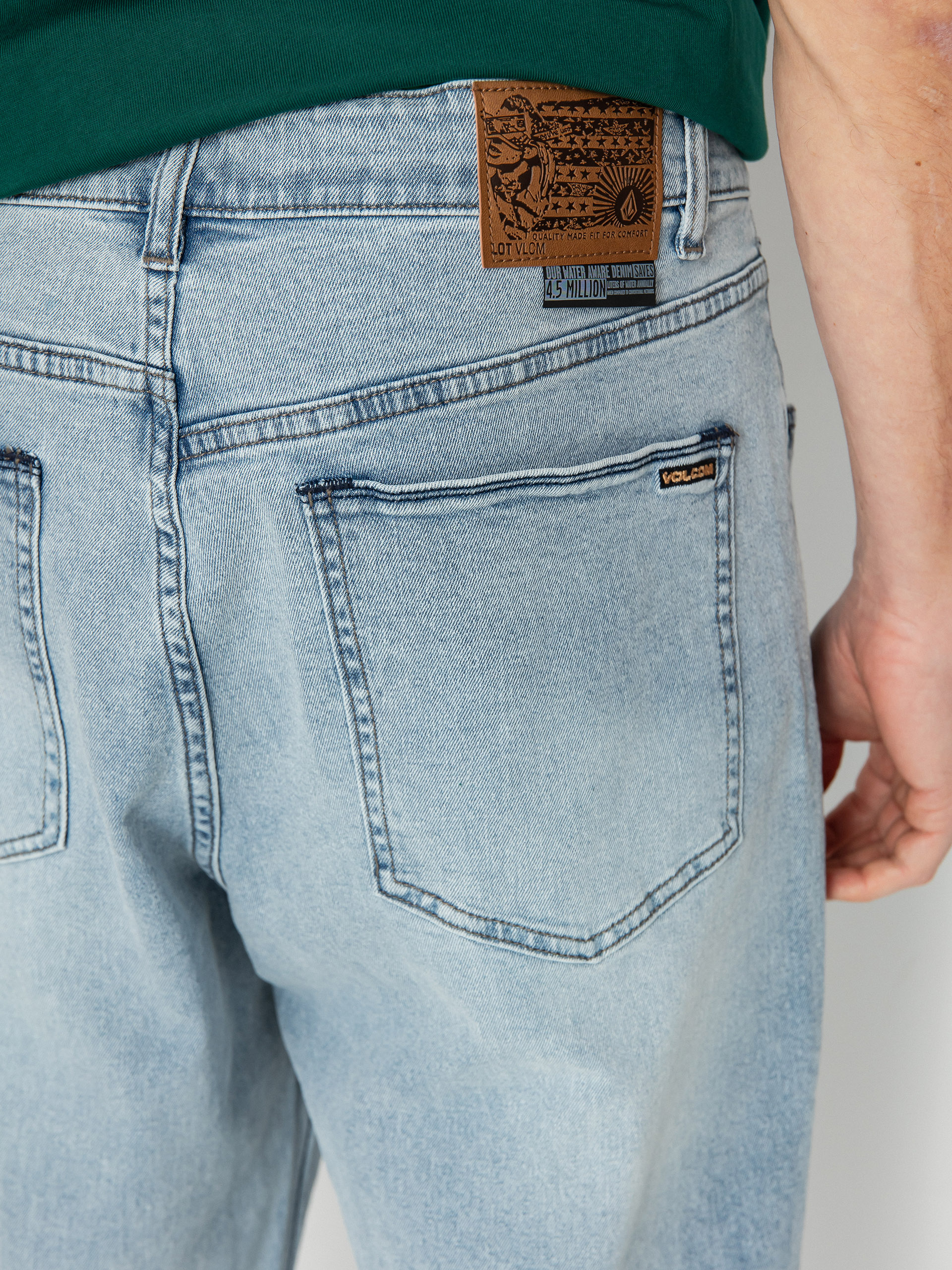 Kalhoty Volcom Billow Denim (desert dirt indigo)