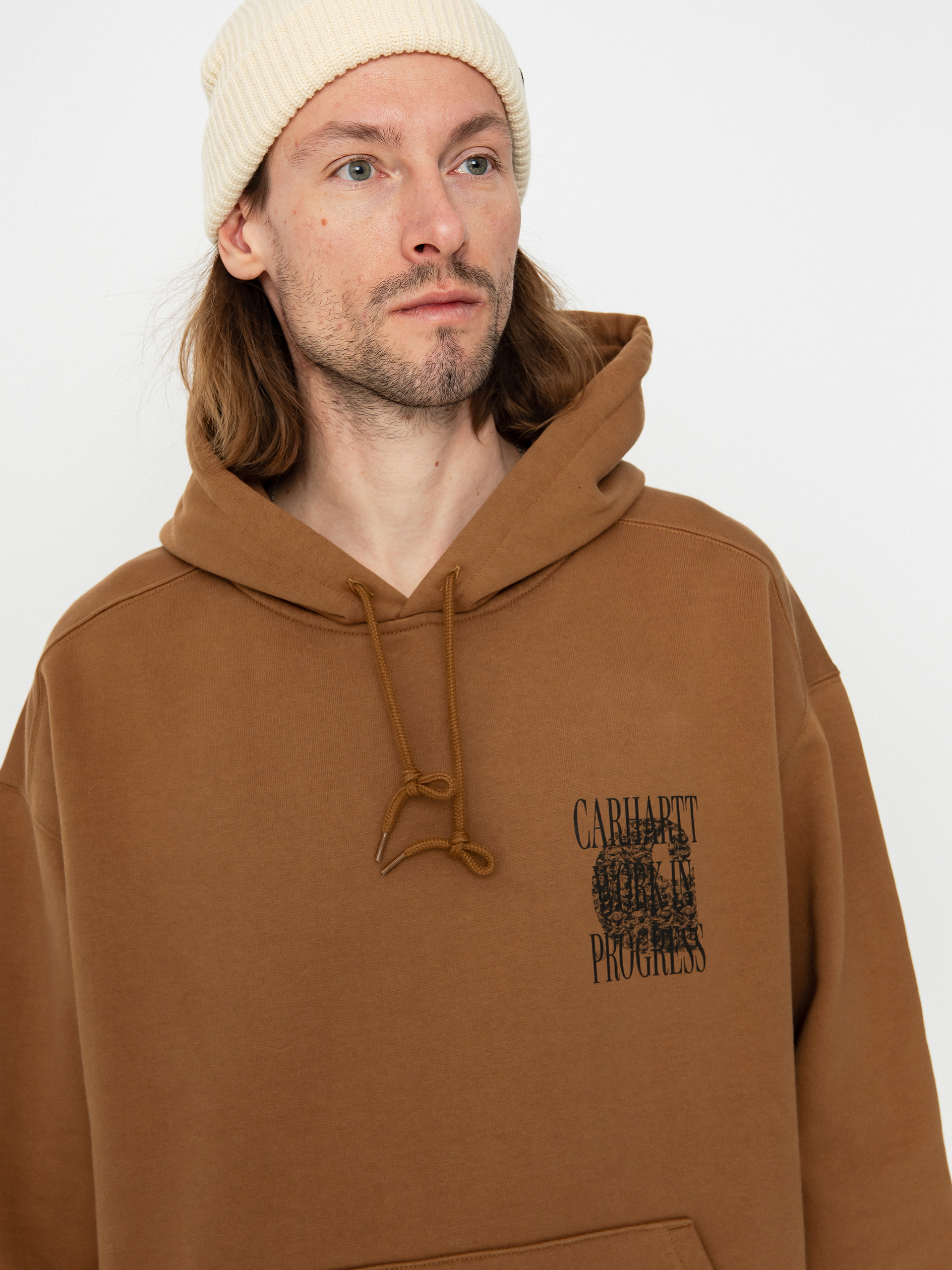 Mikina s kapucí Carhartt WIP Always a WIP HD (hamilton brown)