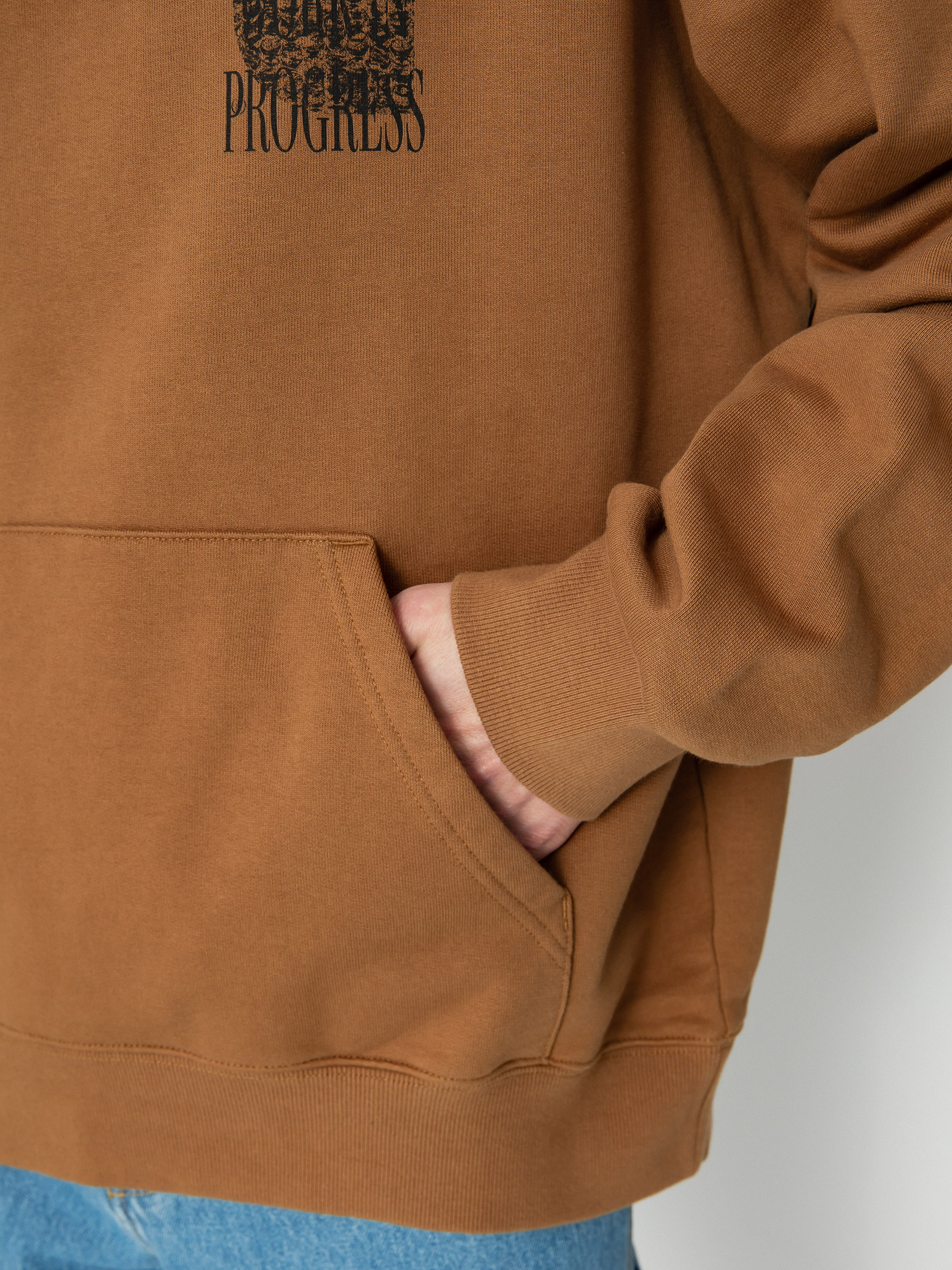 Mikina s kapucí Carhartt WIP Always a WIP HD (hamilton brown)