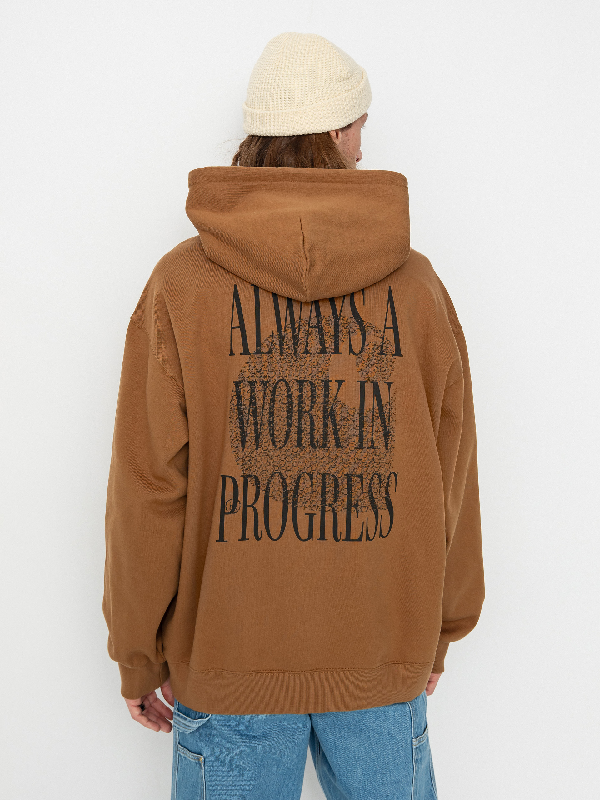 Mikina s kapucí Carhartt WIP Always a WIP HD (hamilton brown)