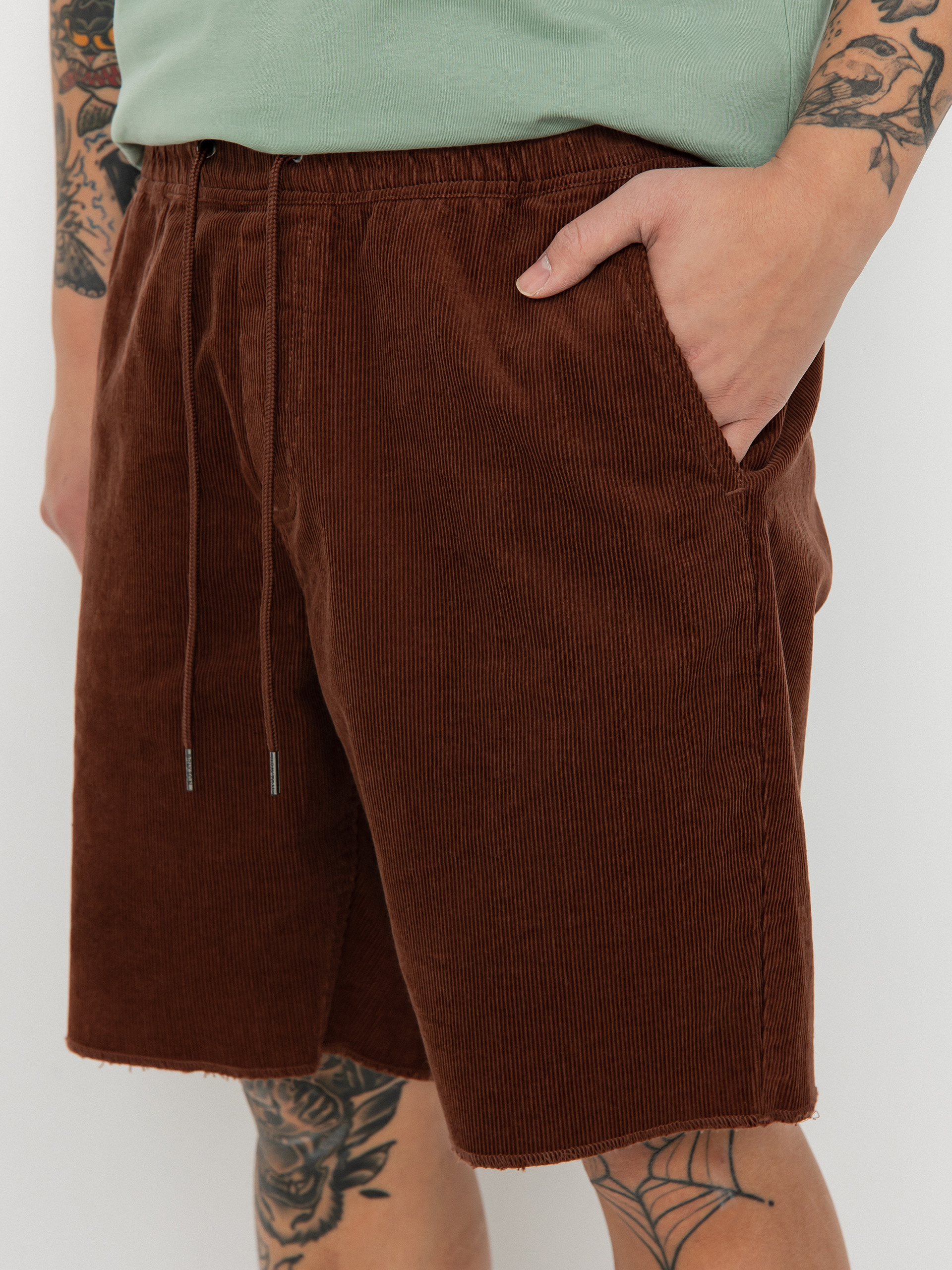 Kraťasy Brixton Madrid II (sepia cord)