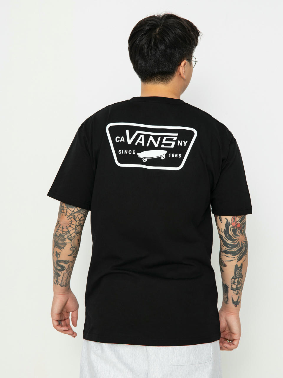 Tričko Vans Full Patch Back (black/white)