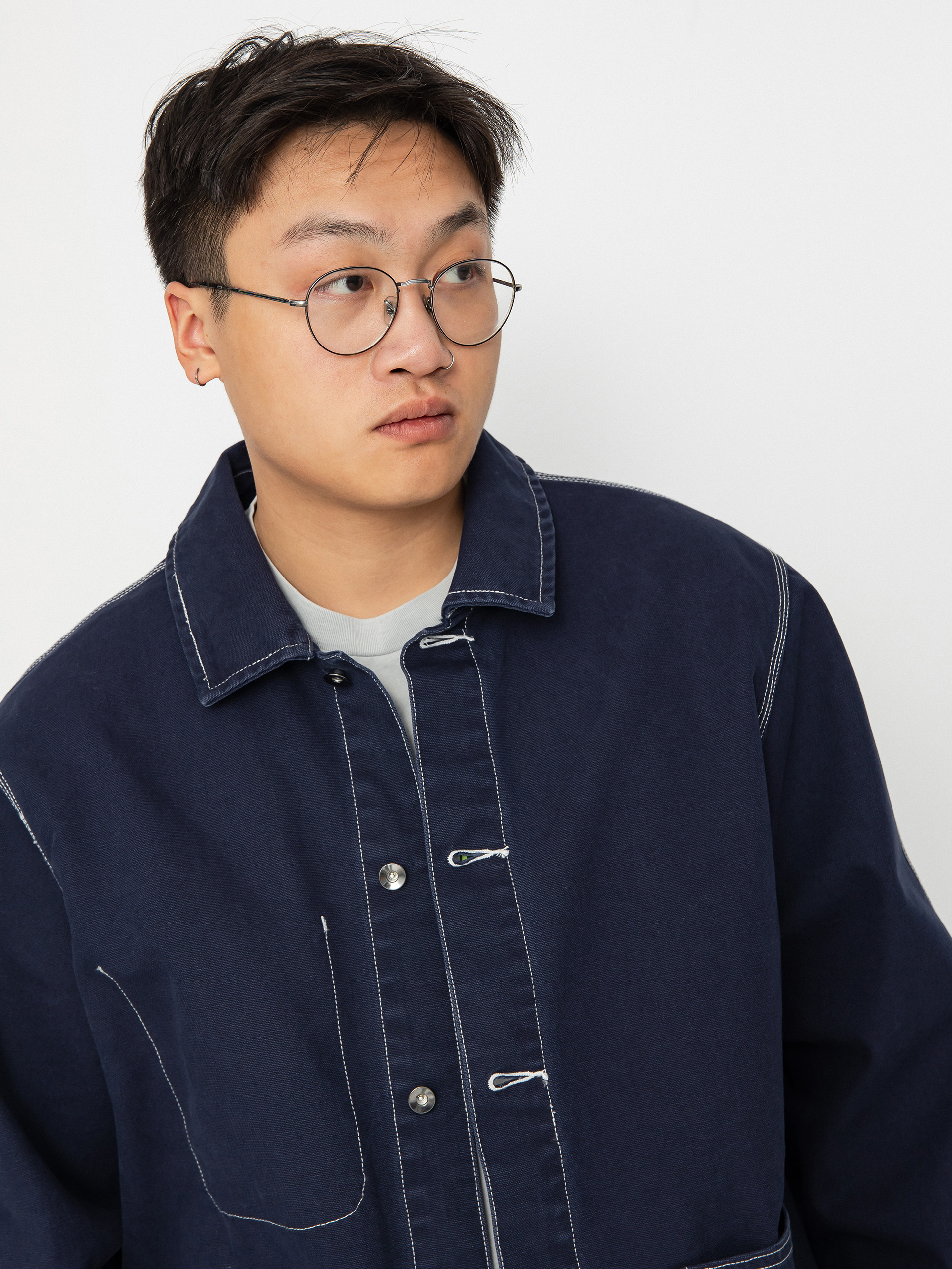 Košile Nike SB Nike Life (obsidian/obsidian)