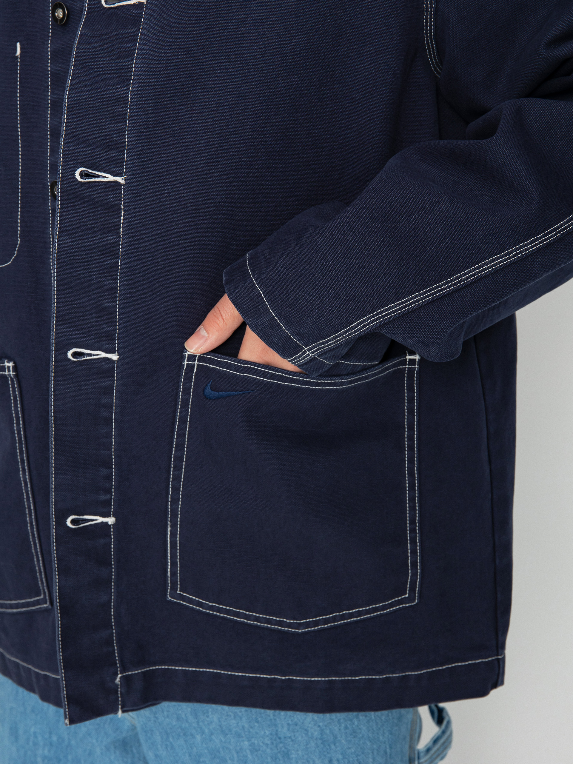 Košile Nike SB Nike Life (obsidian/obsidian)