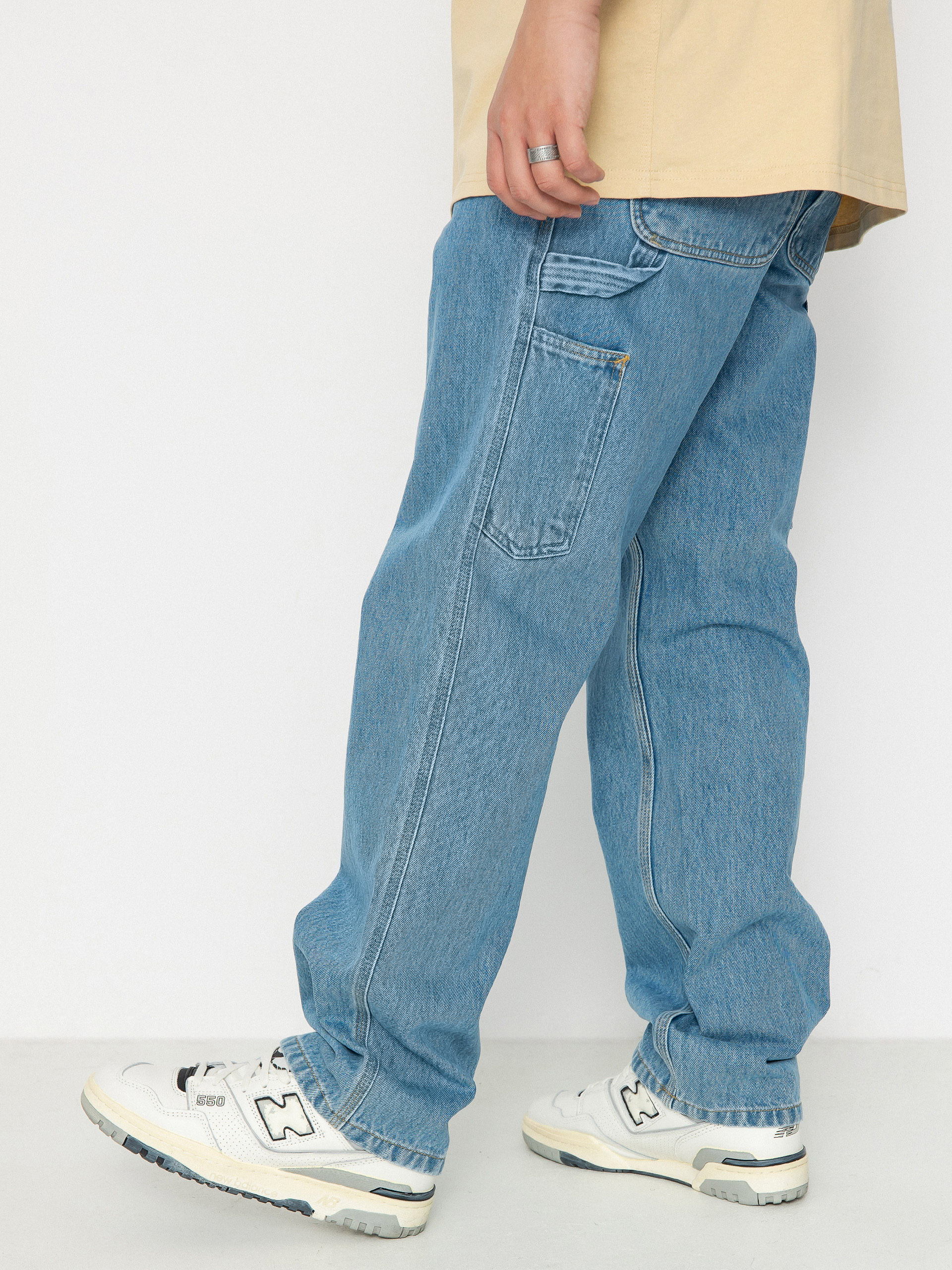 Kalhoty Carhartt WIP Single Knee (blue)