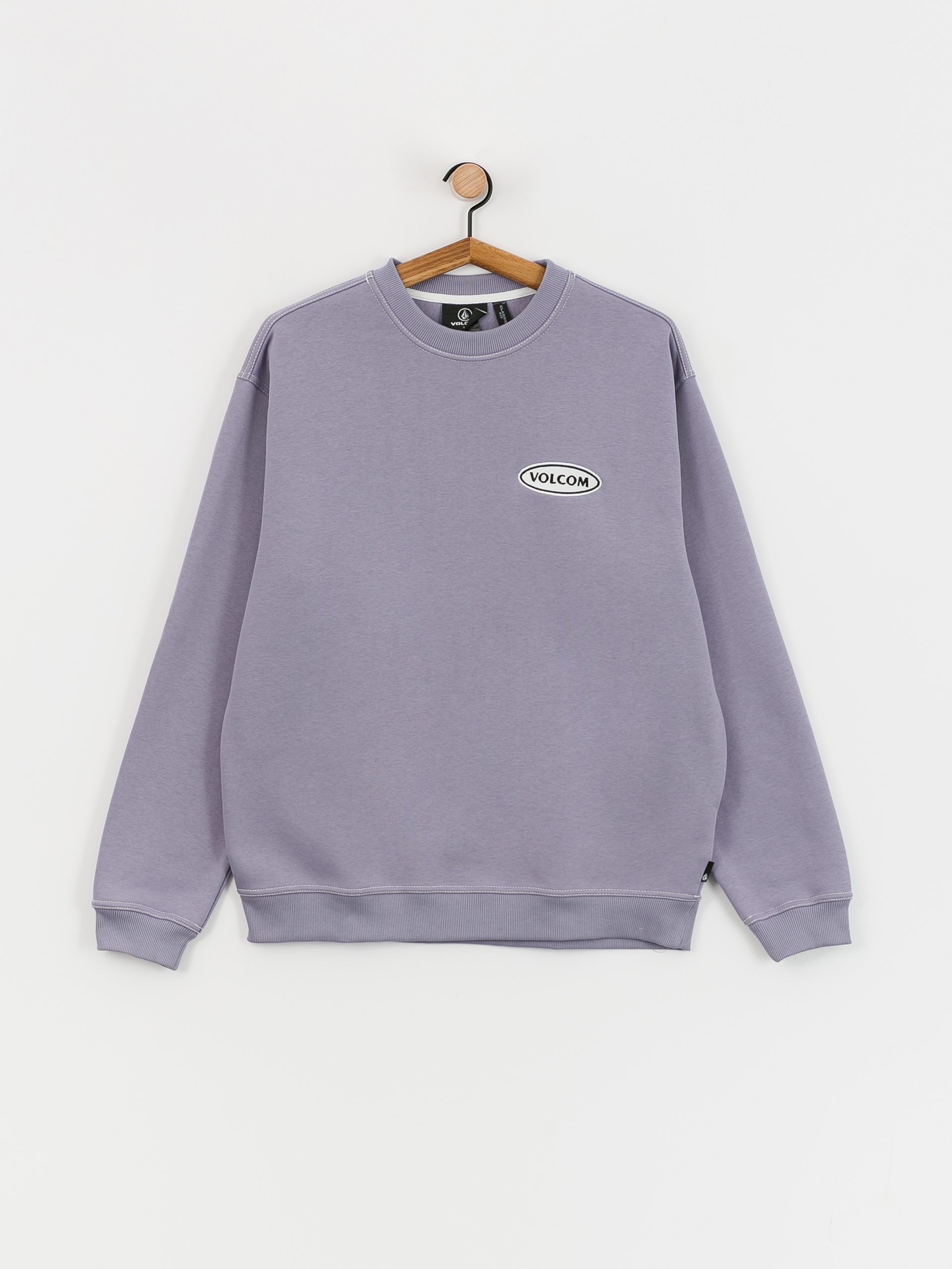 Mikina Volcom Workard Crew (violet dust)