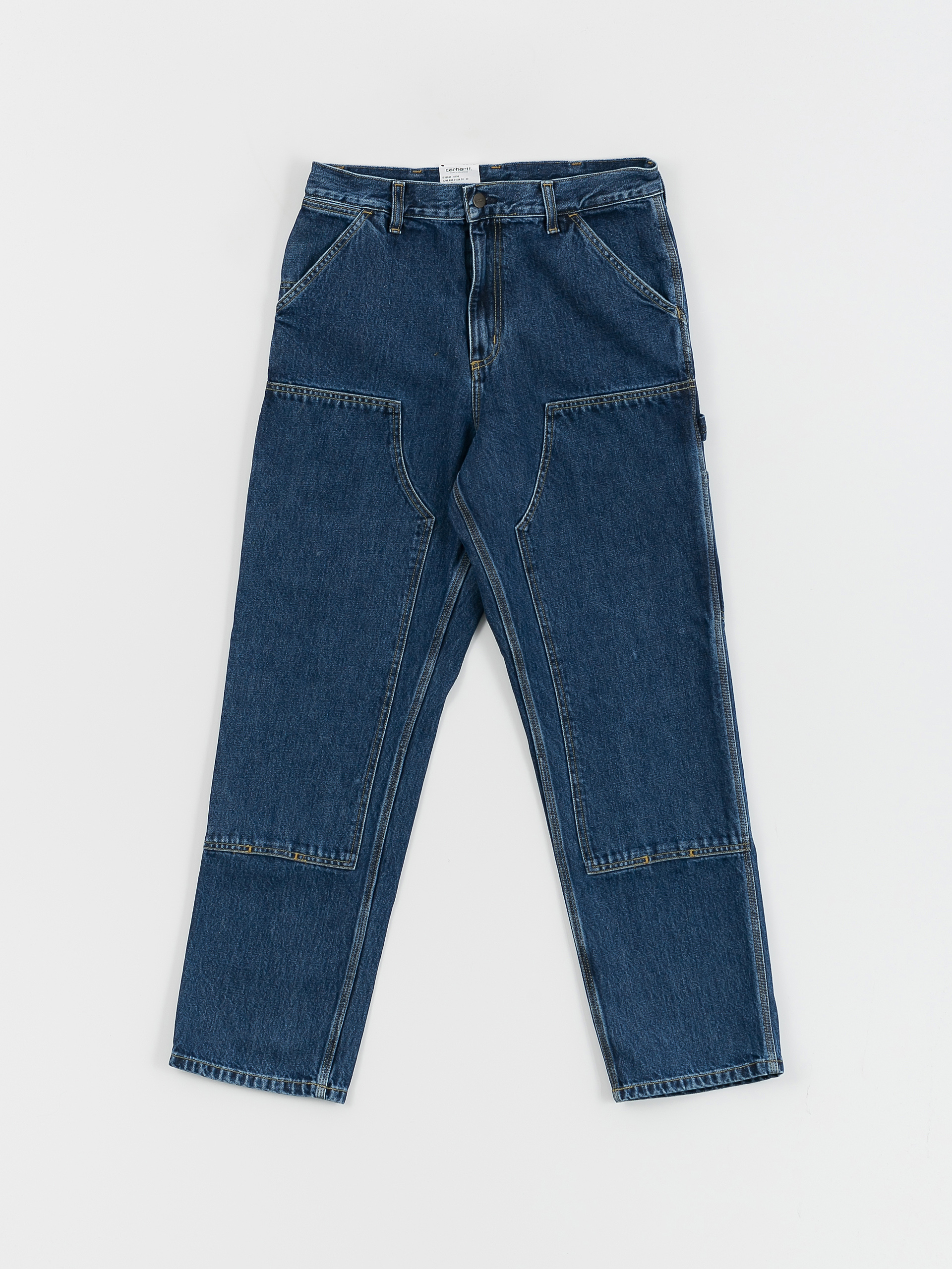 Kalhoty Carhartt WIP Double Knee (blue)