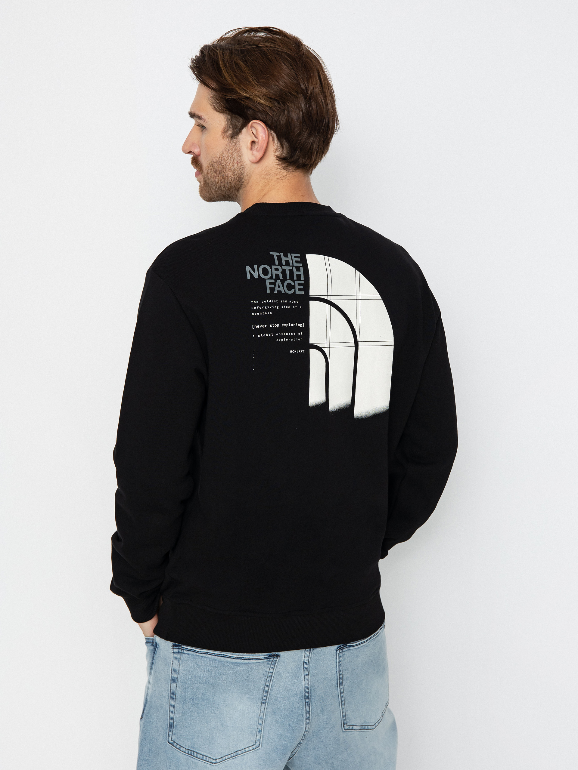 Mikina The North Face Graphic Crew 3 (tnf black)