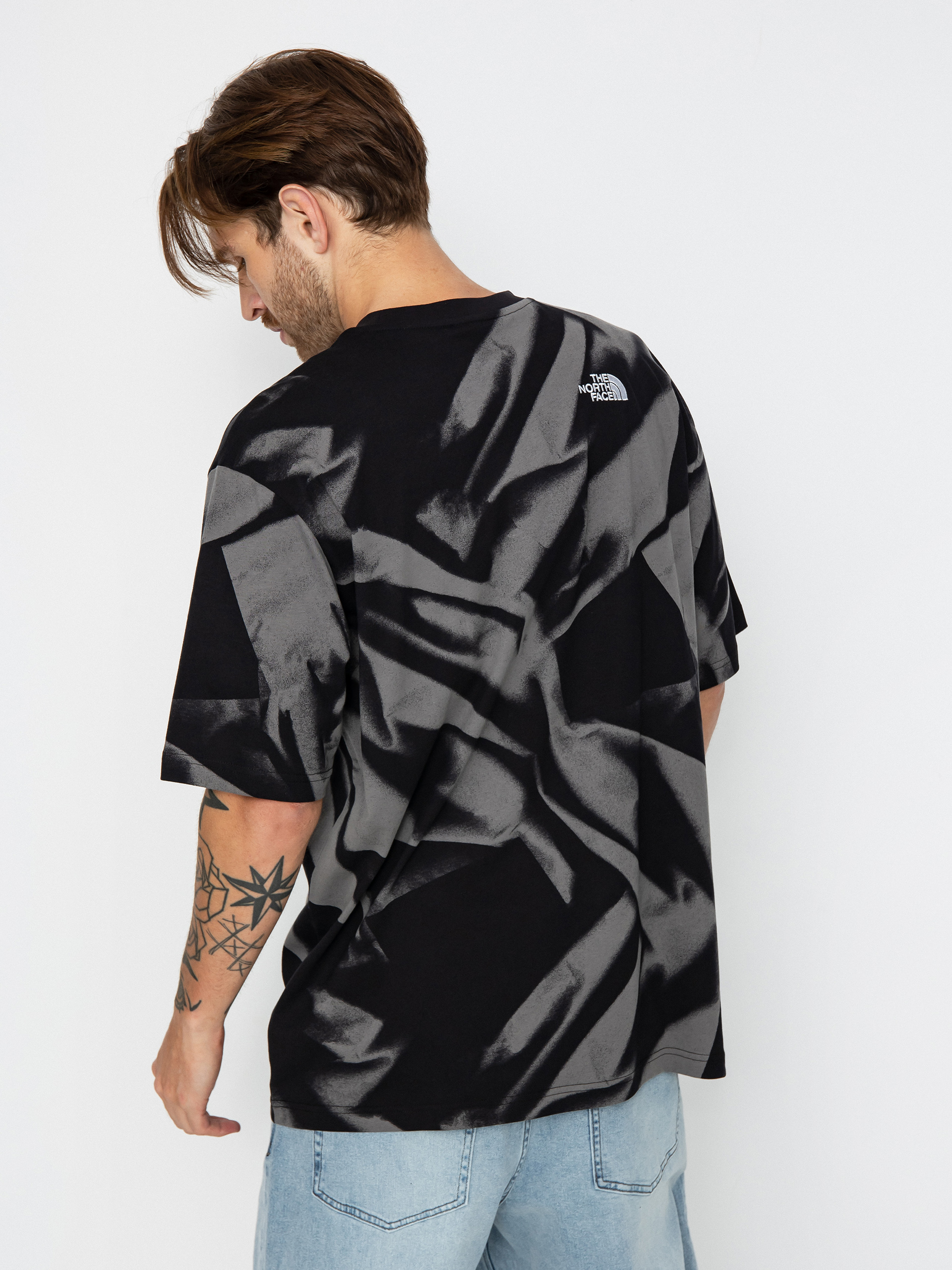 Tričko The North Face Oversize Simple Dome Print (smoked pearl garment fo)