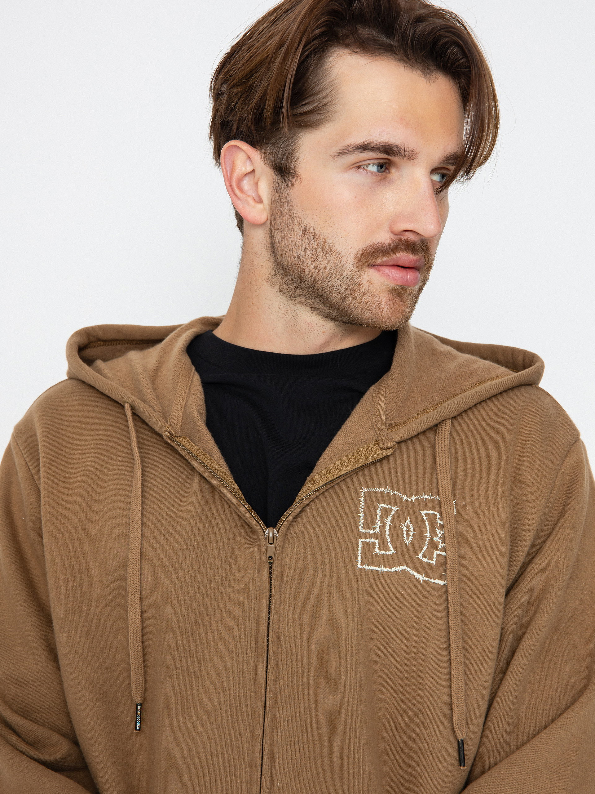 Mikina s kapucí DC Dc Zig Zag ZHD (otter)