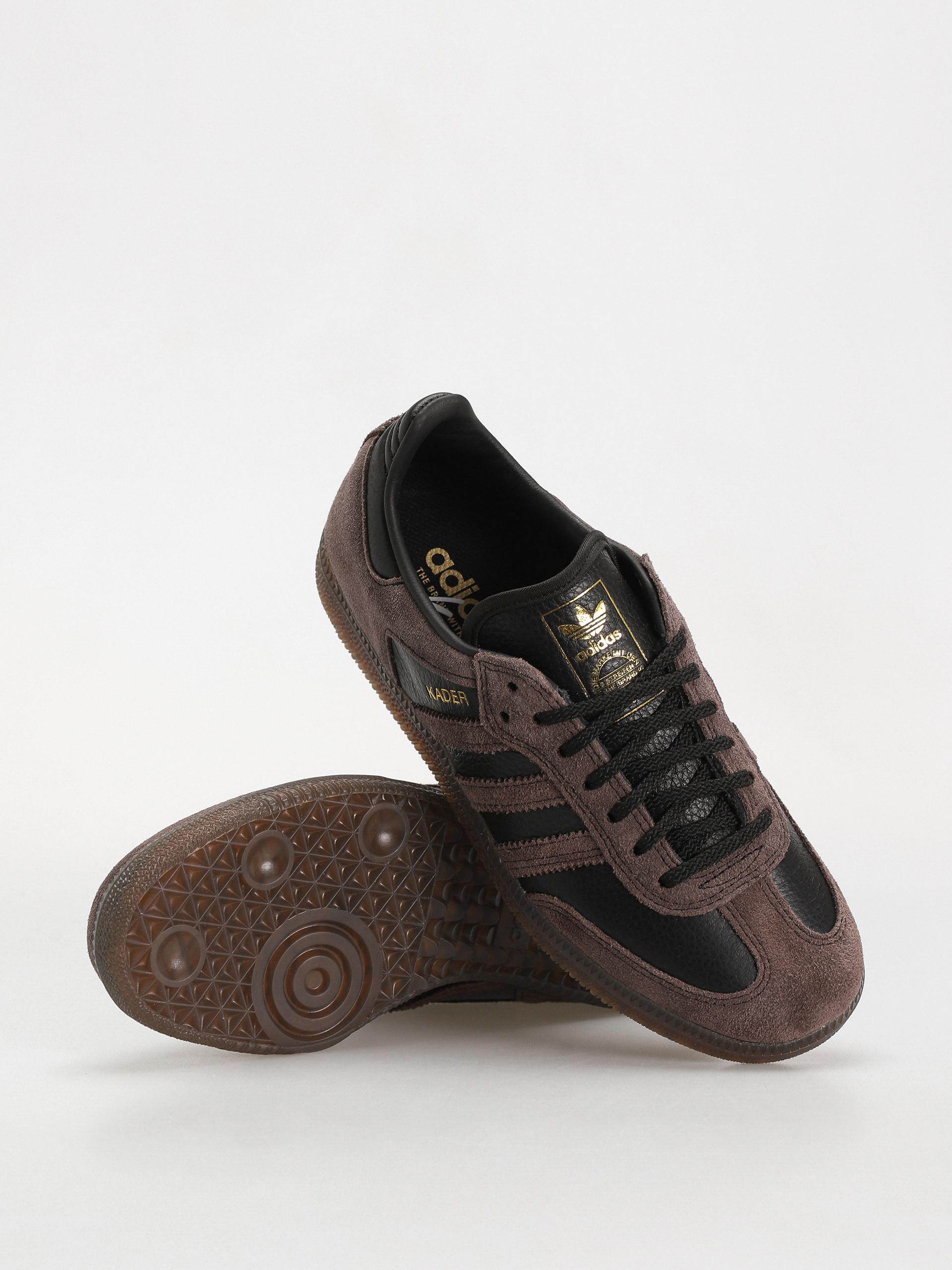 Boty adidas Samba ADV X Kader (cblack/brown/gum5)