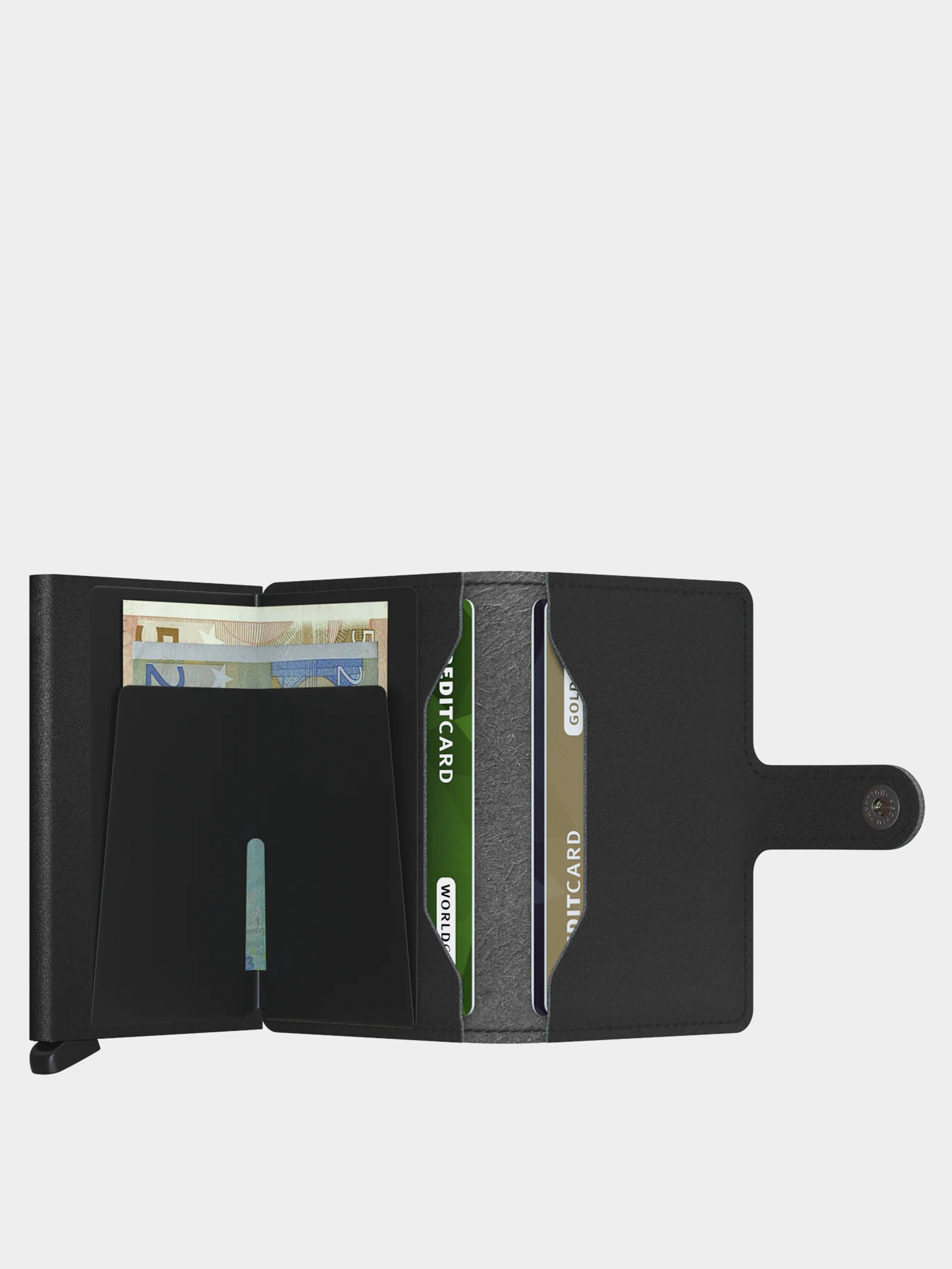 Peněženka Secrid Miniwallet (yard black powder black)
