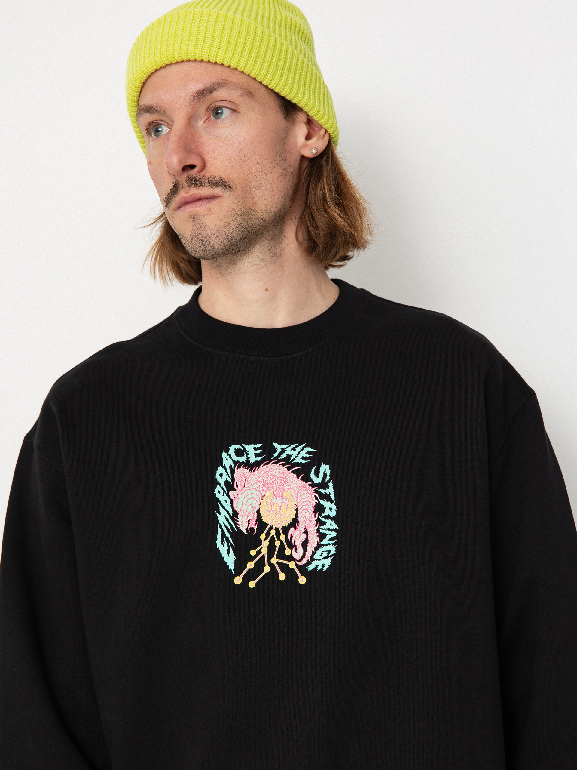 Mikina Volcom Fa Tetsunori Crew (black)