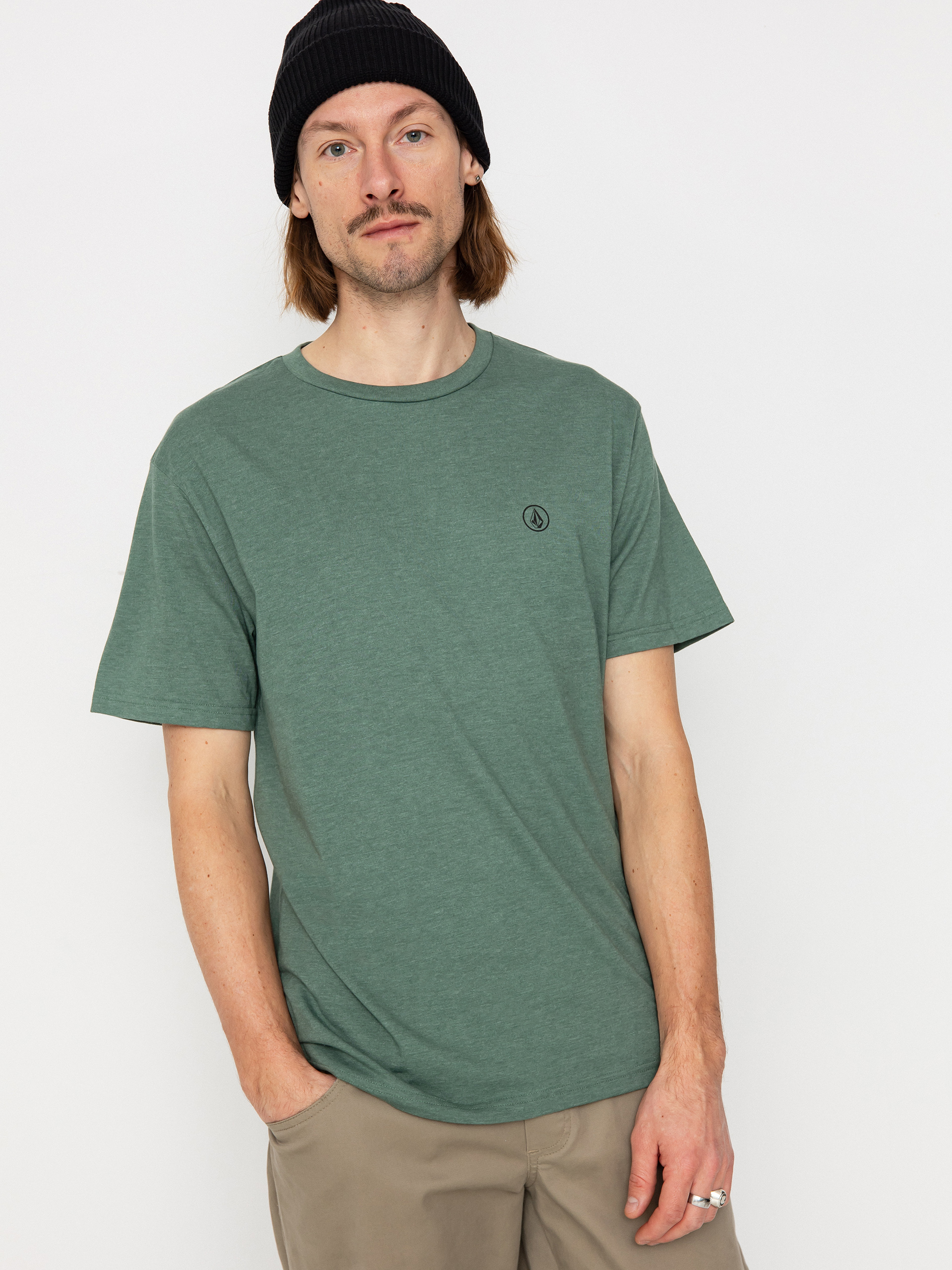 Tričko Volcom Circle Blanks Hth (fir green)