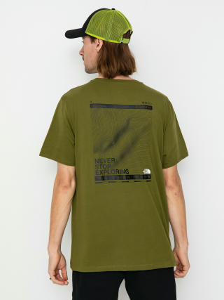 Tričko The North Face Foundation Coordinates Graphic (forest olive)