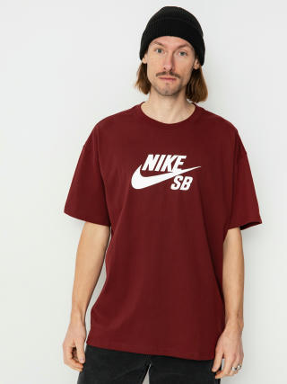 Tričko Nike SB Logo HBR (dark team red)