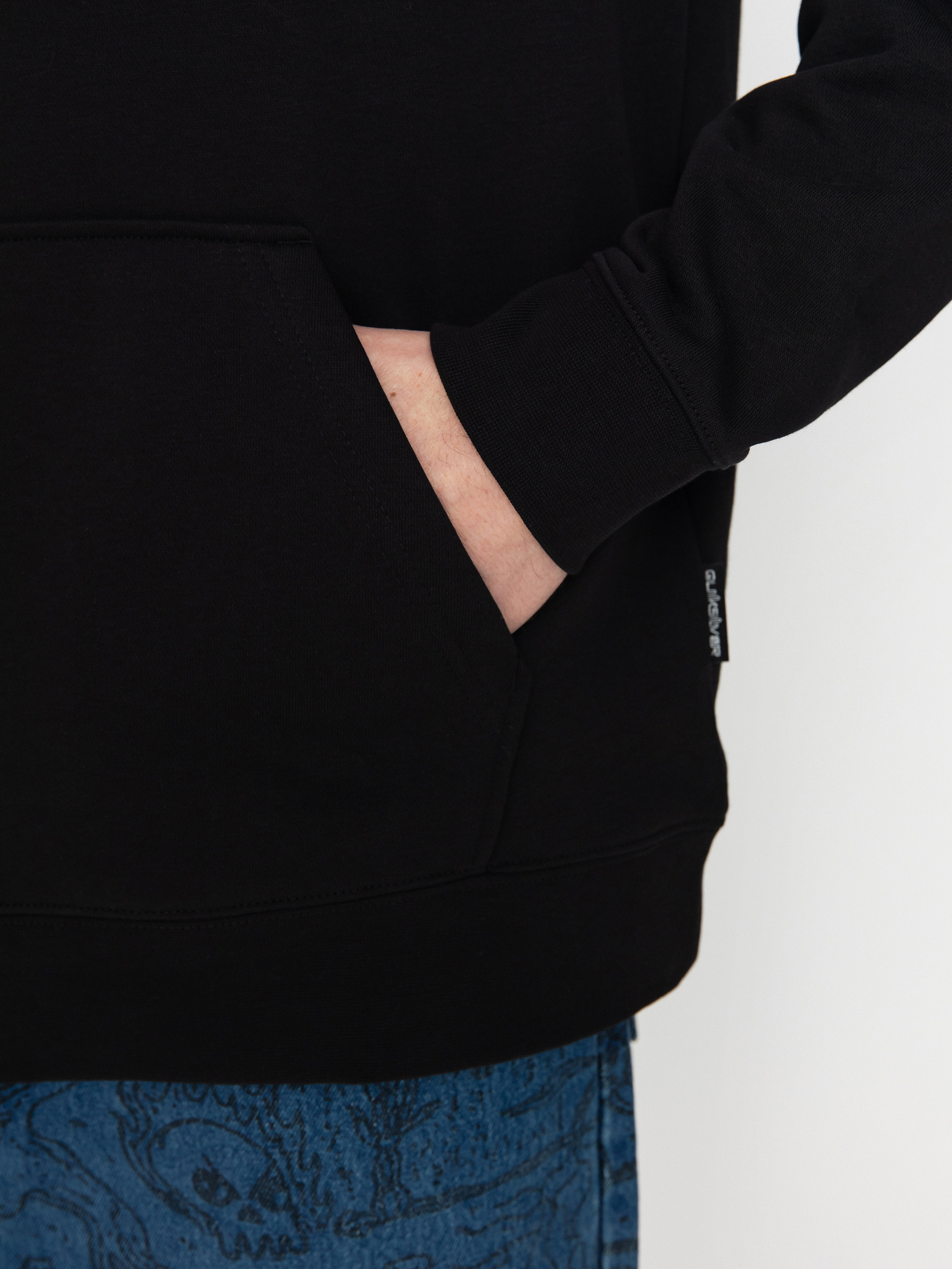 Mikina s kapucí Quiksilver Graphic Mix HD (black)