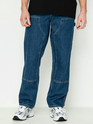Kalhoty Carhartt WIP Double Knee (blue)