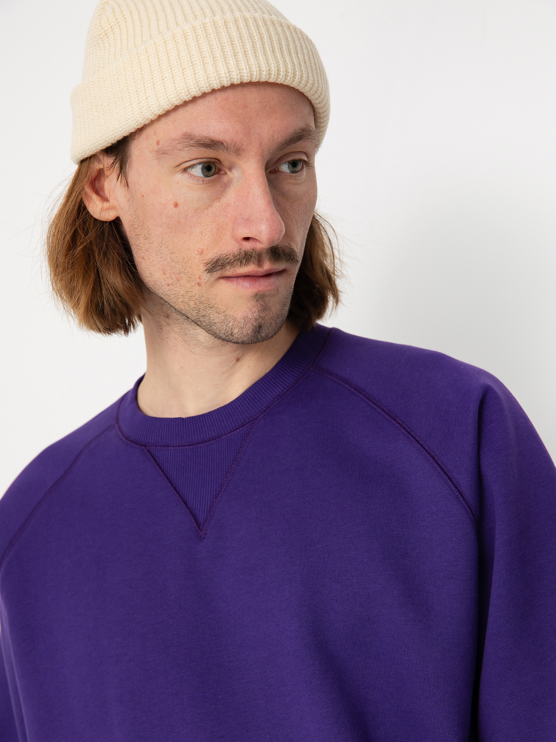 Mikina Carhartt WIP Chase (tyrian/gold)