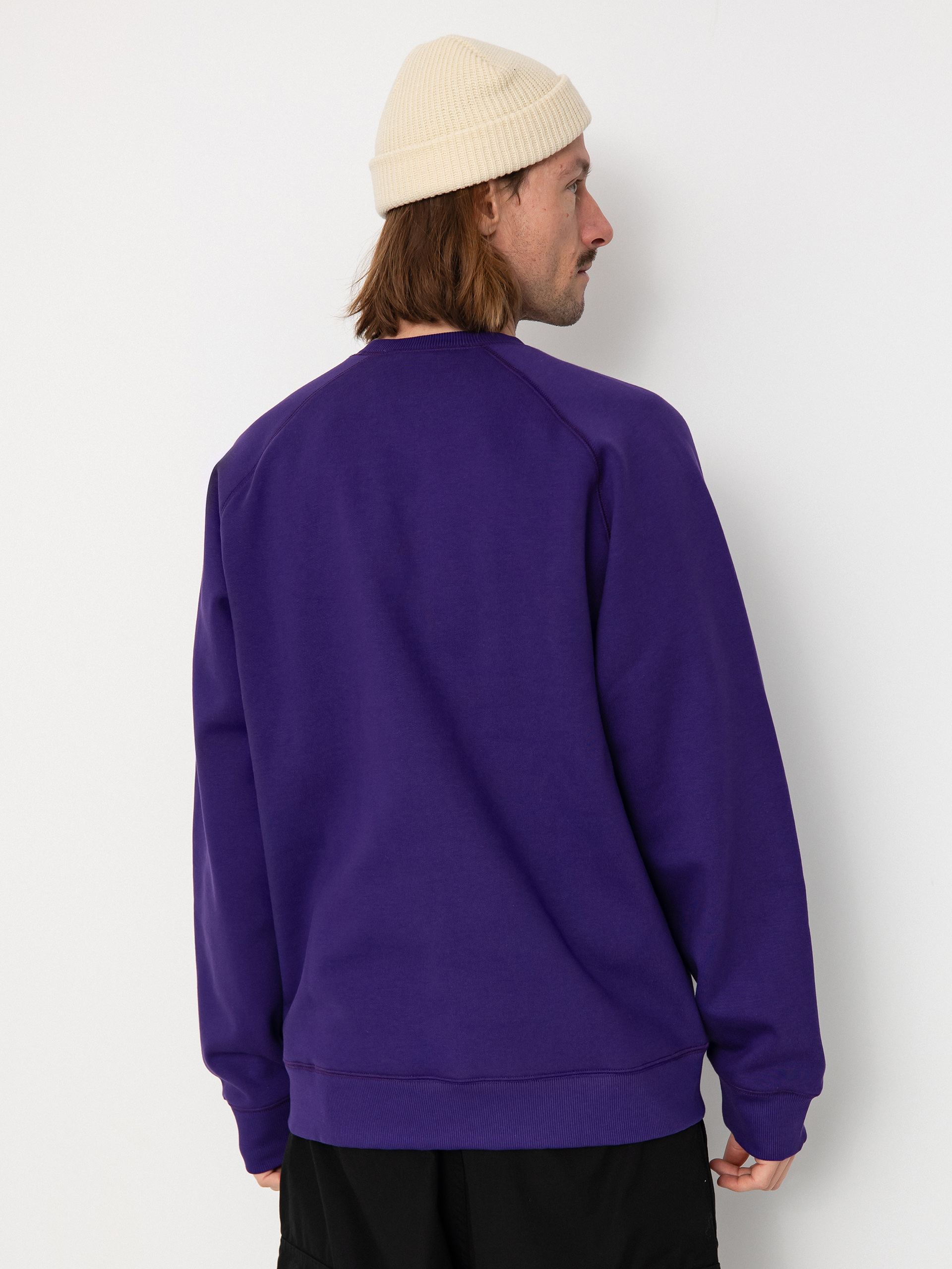 Mikina Carhartt WIP Chase (tyrian/gold)