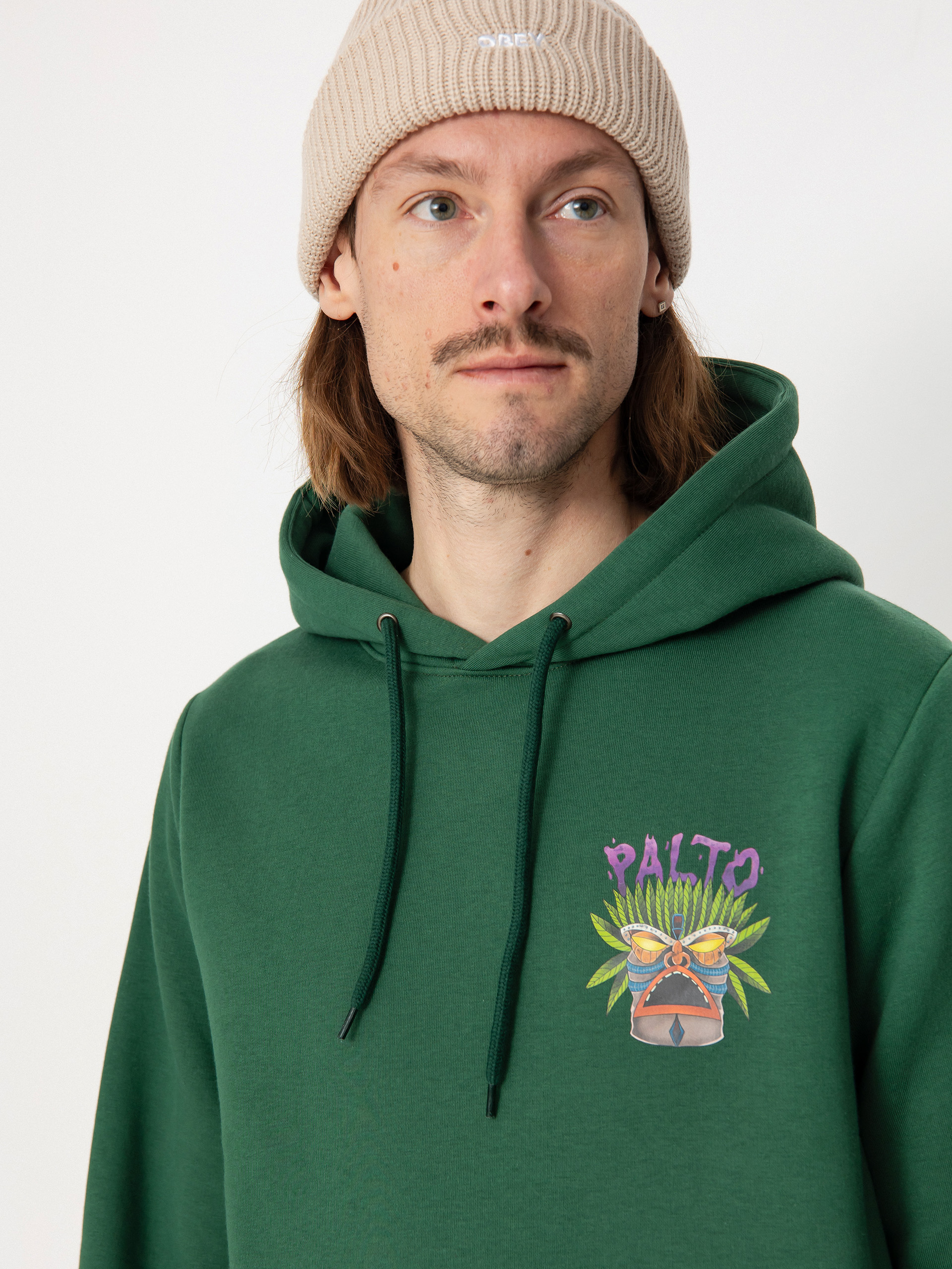 Mikina s kapucí Palto Totem HD (green)