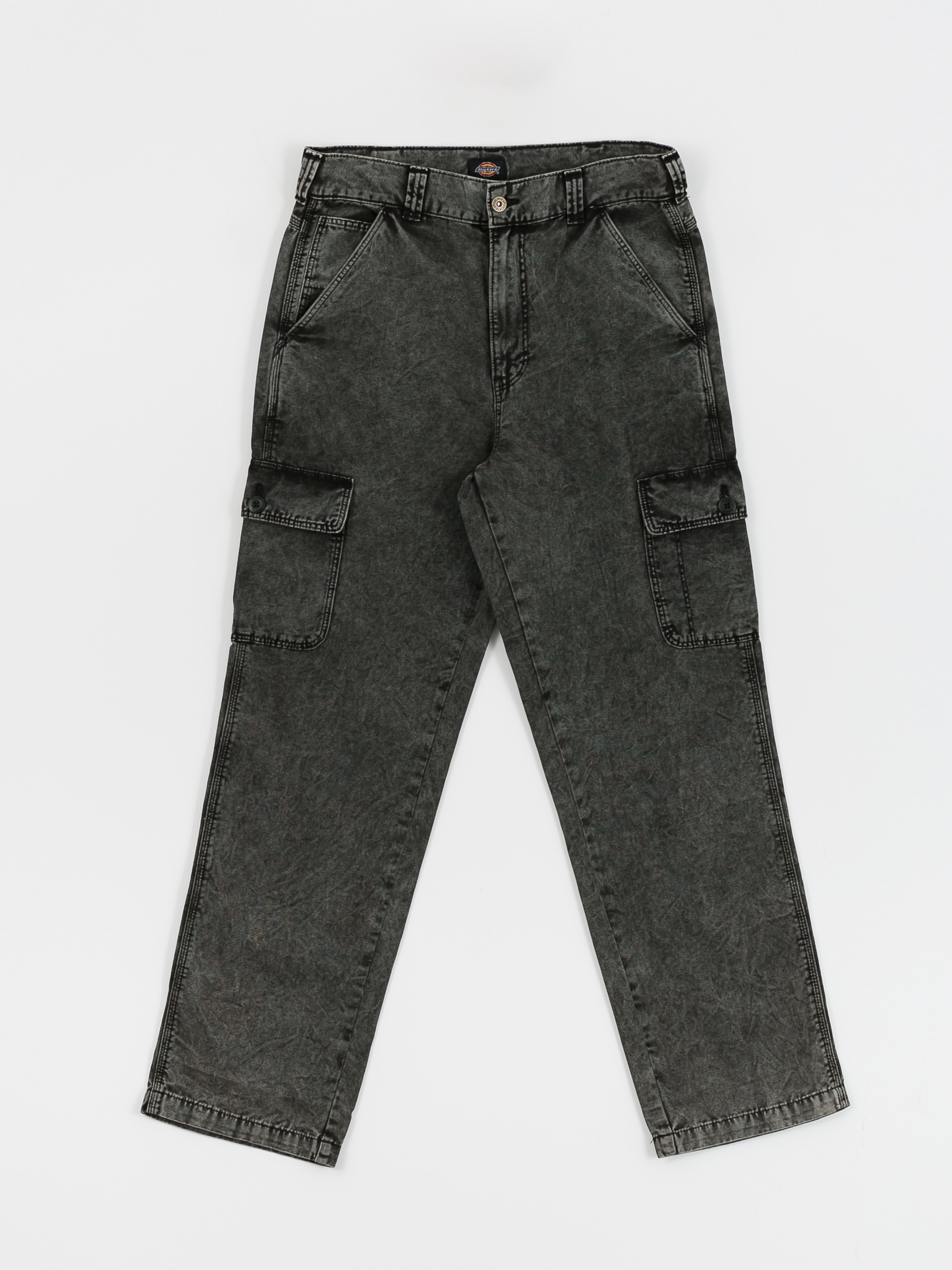 Kalhoty Dickies Newington (dble dye/acid wash black)