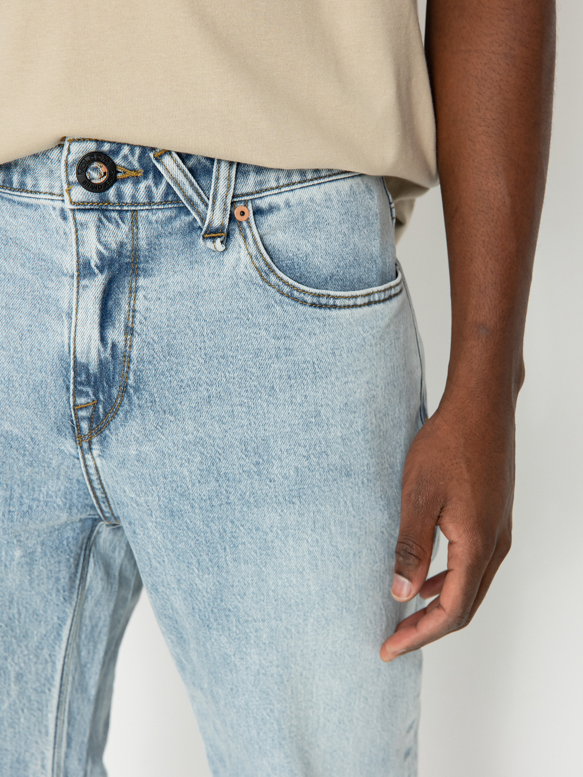 Kalhoty Volcom Solver Denim (heavy worn faded)