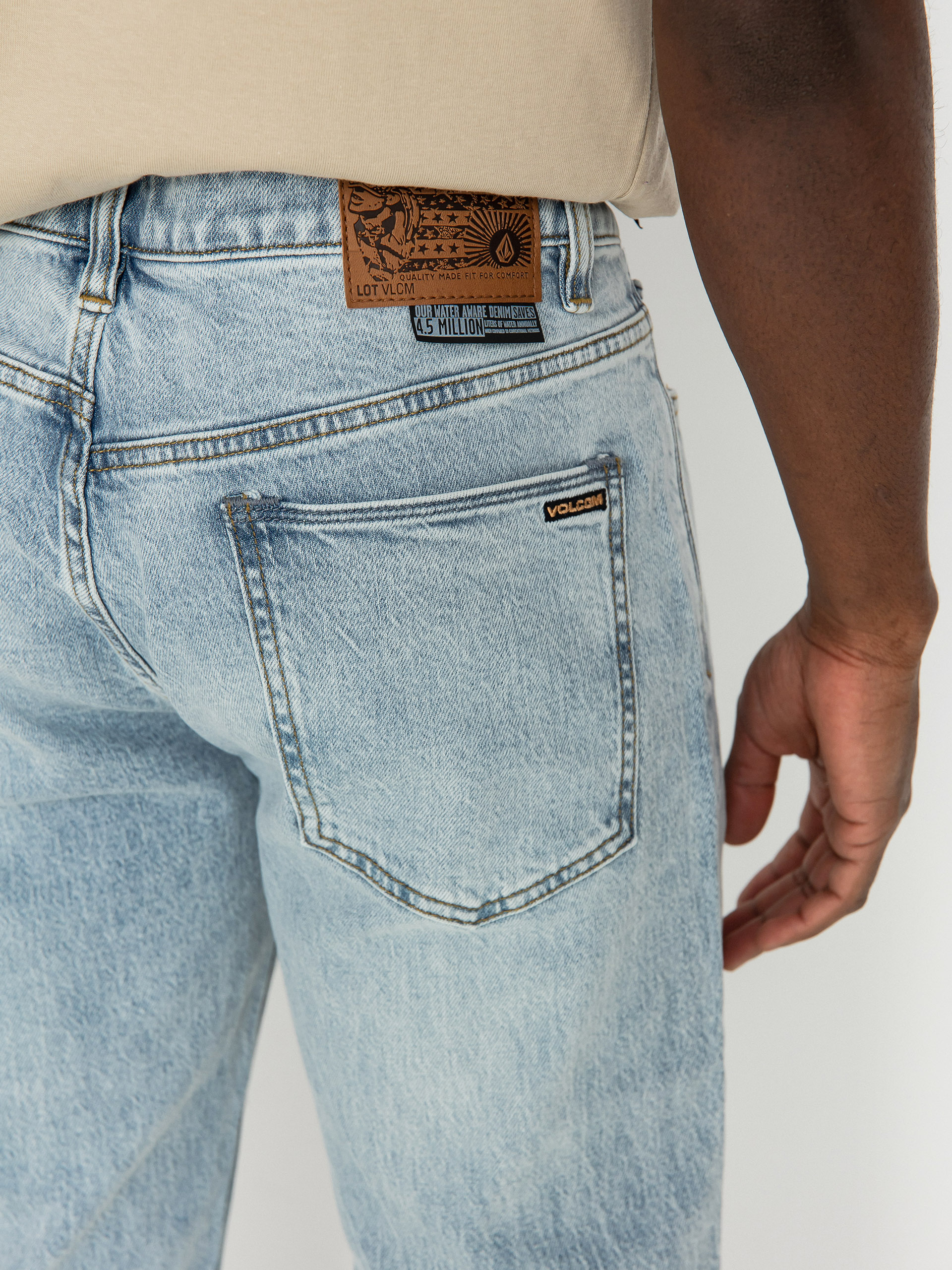 Kalhoty Volcom Solver Denim (heavy worn faded)