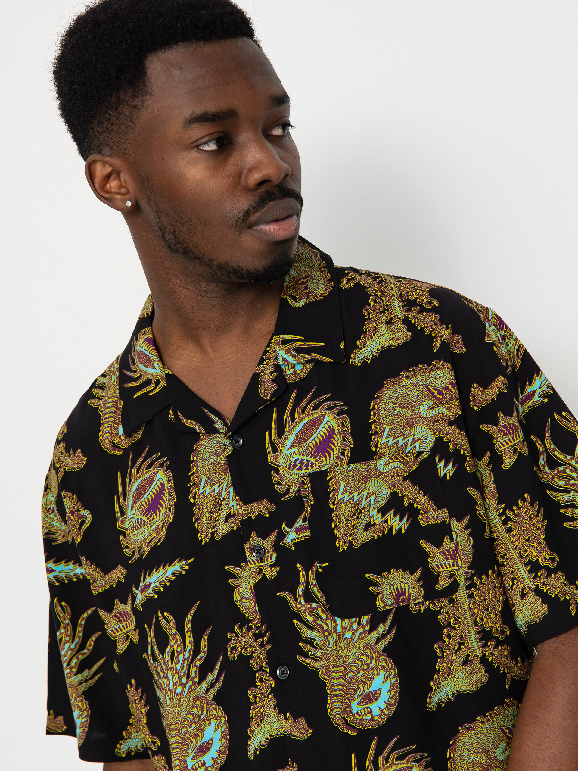 Košile Volcom Fa Tetsunori (black)